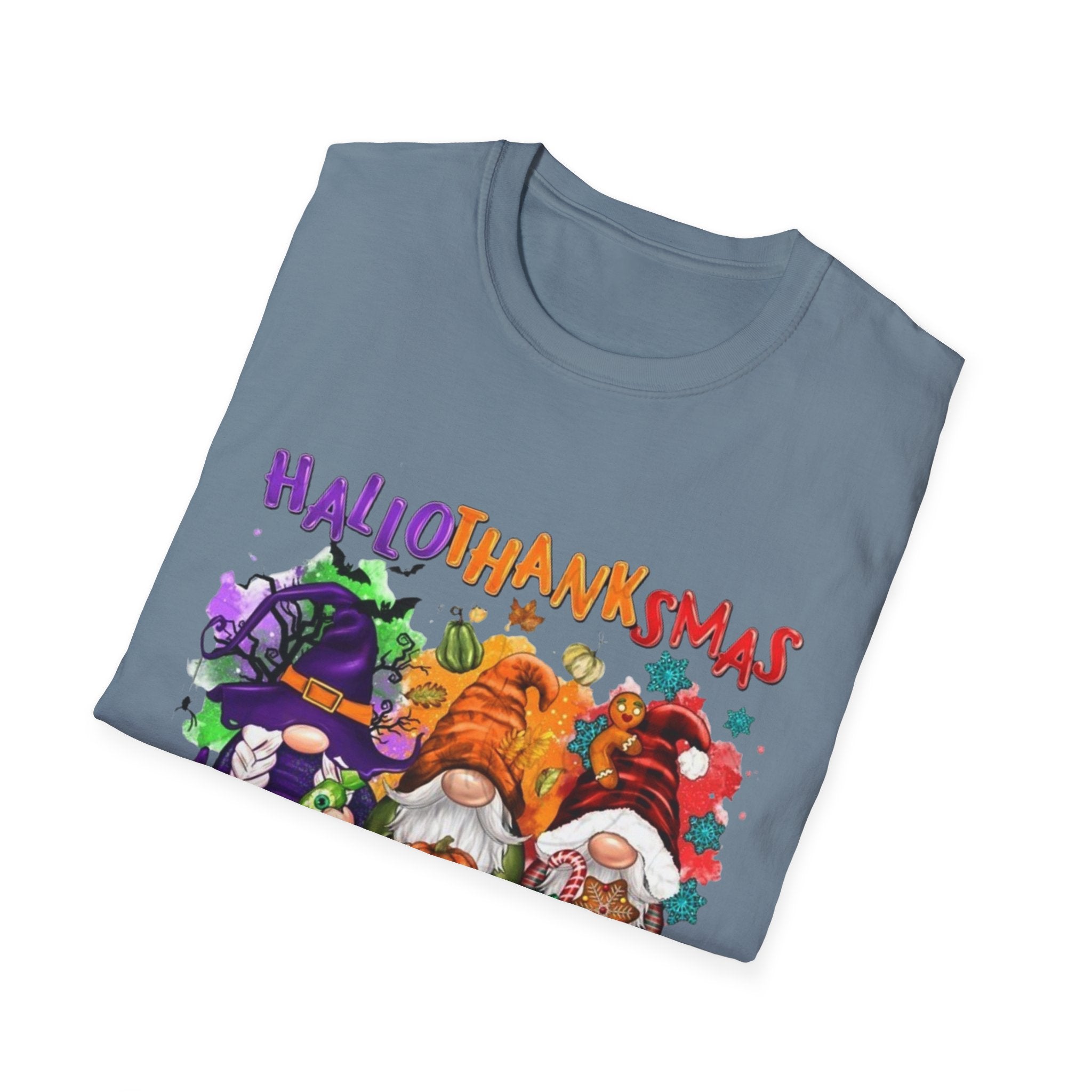 Happy Hallothanksmas Unisex Softstyle T-Shirt