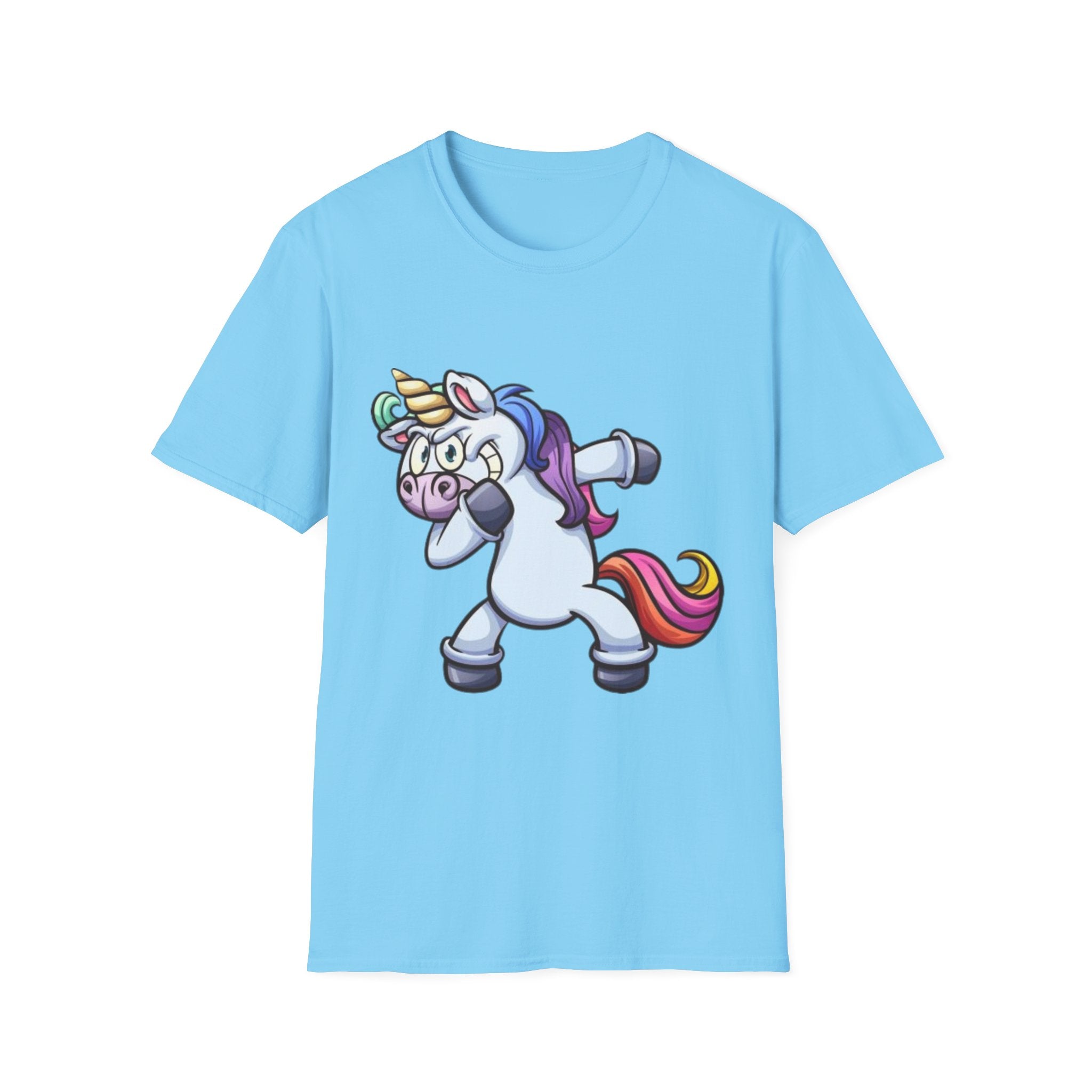 Dabbing Unicorn Unisex Softstyle T-shirt