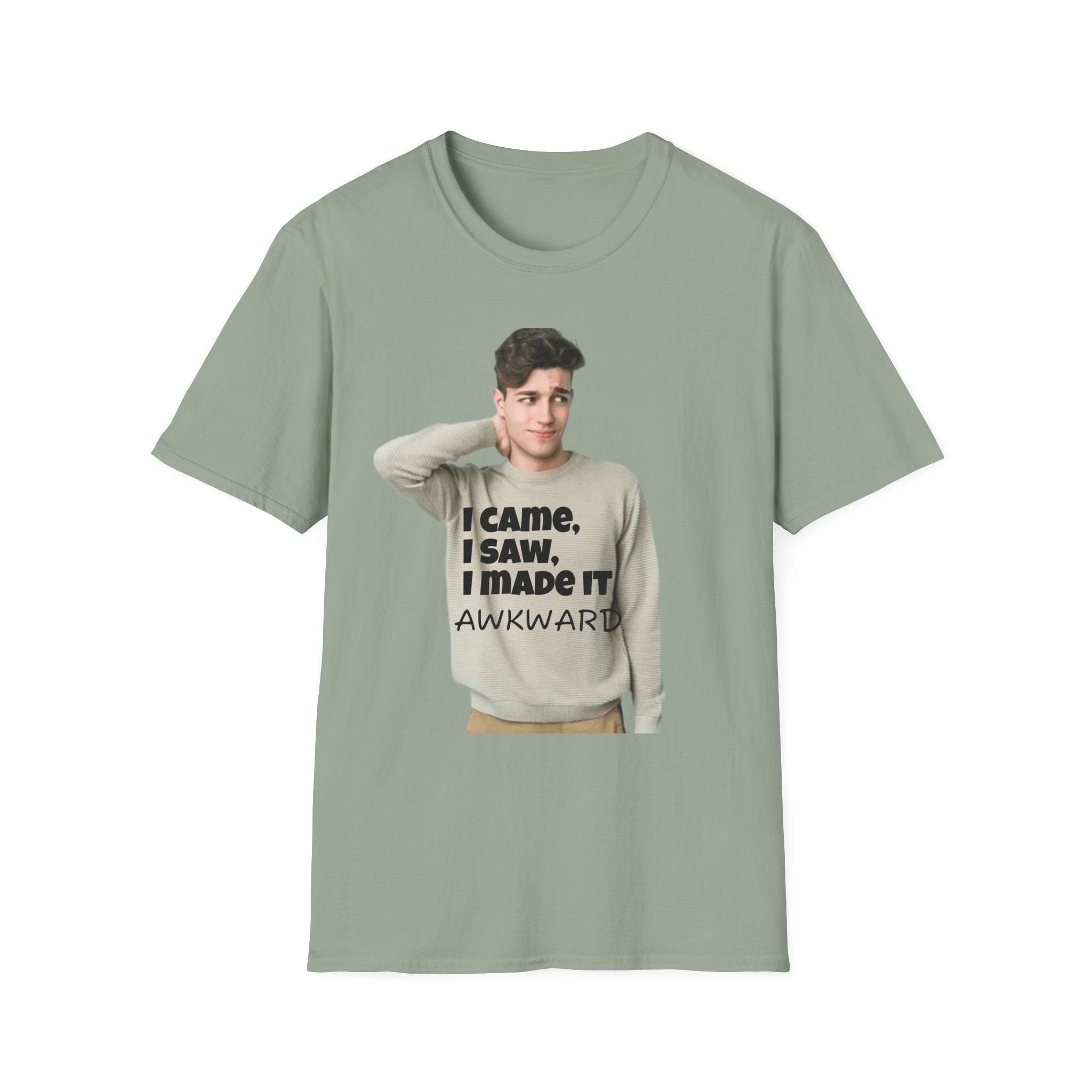I Came I Saw I Made It Awkward Unisex Softstyle T-Shirt