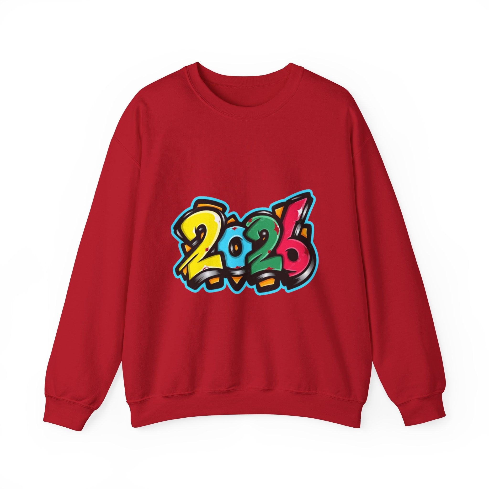 2026 Graffiti Style Unisex Heavy Blend™ Crewneck Sweatshirt