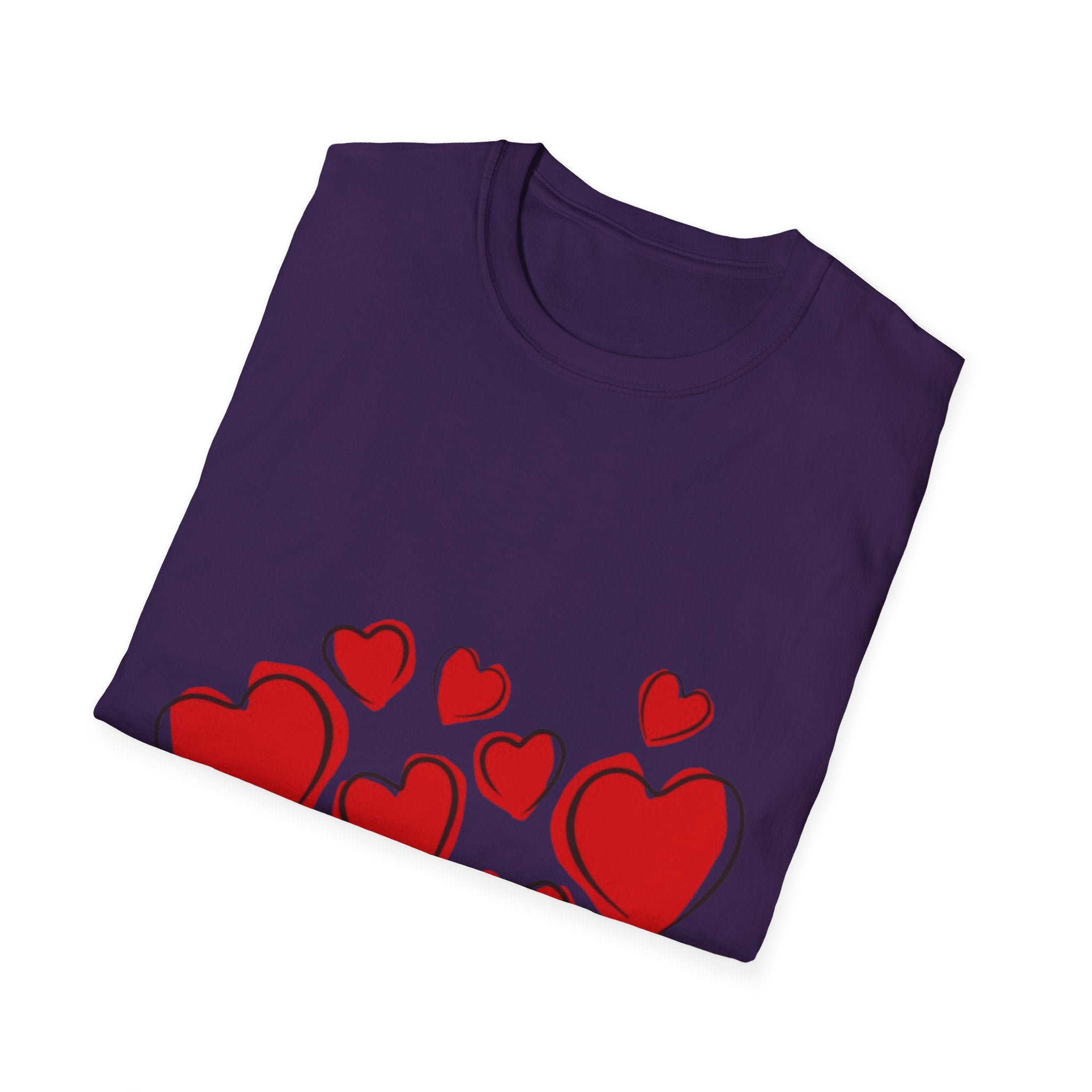 Valentine's Day Hearts Unisex Softstyle T-Shirt