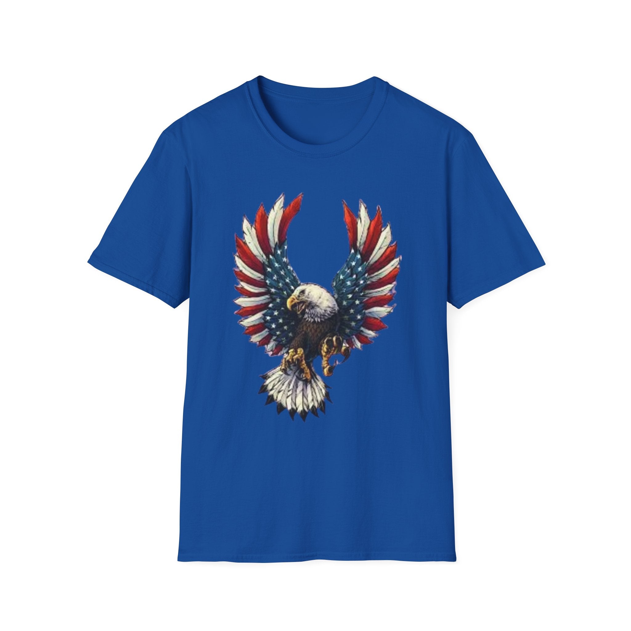 Patriotic Eagle Unisex Softstyle T-Shirt