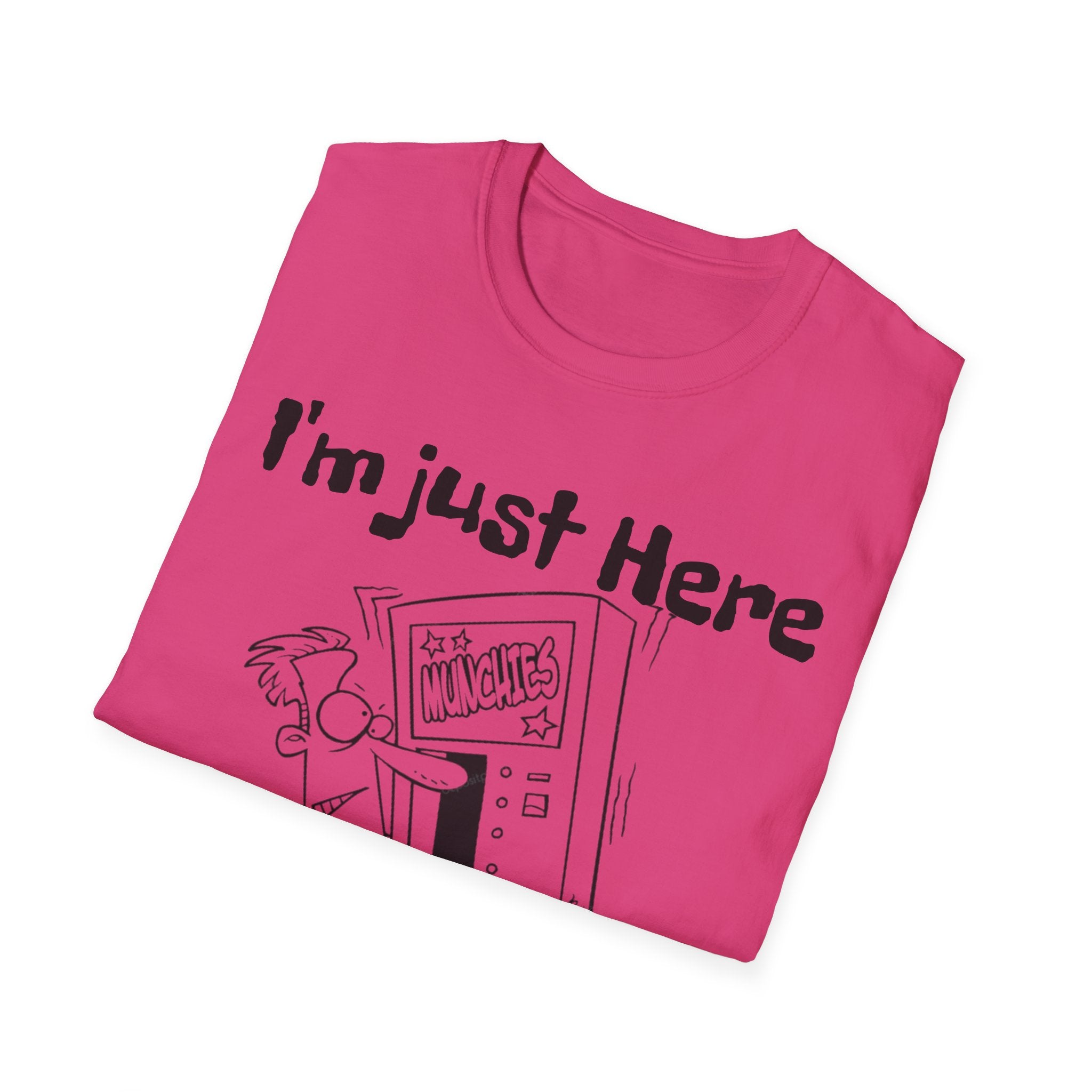 I'm Just Here For The Snacks Unisex SoftstyleT-Shirt