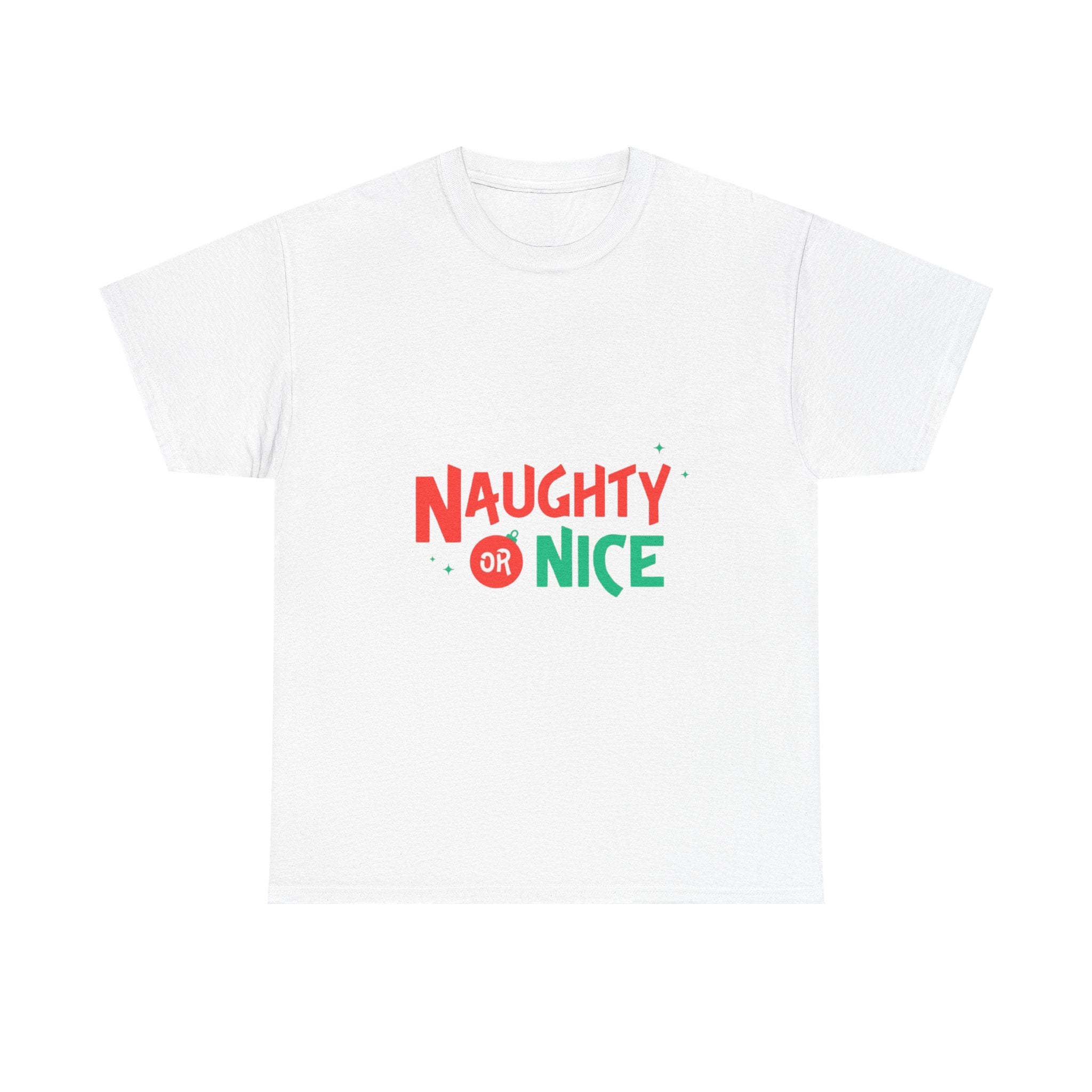 Naughty Or Nice Unisex Heavy Cotton T-Shirt