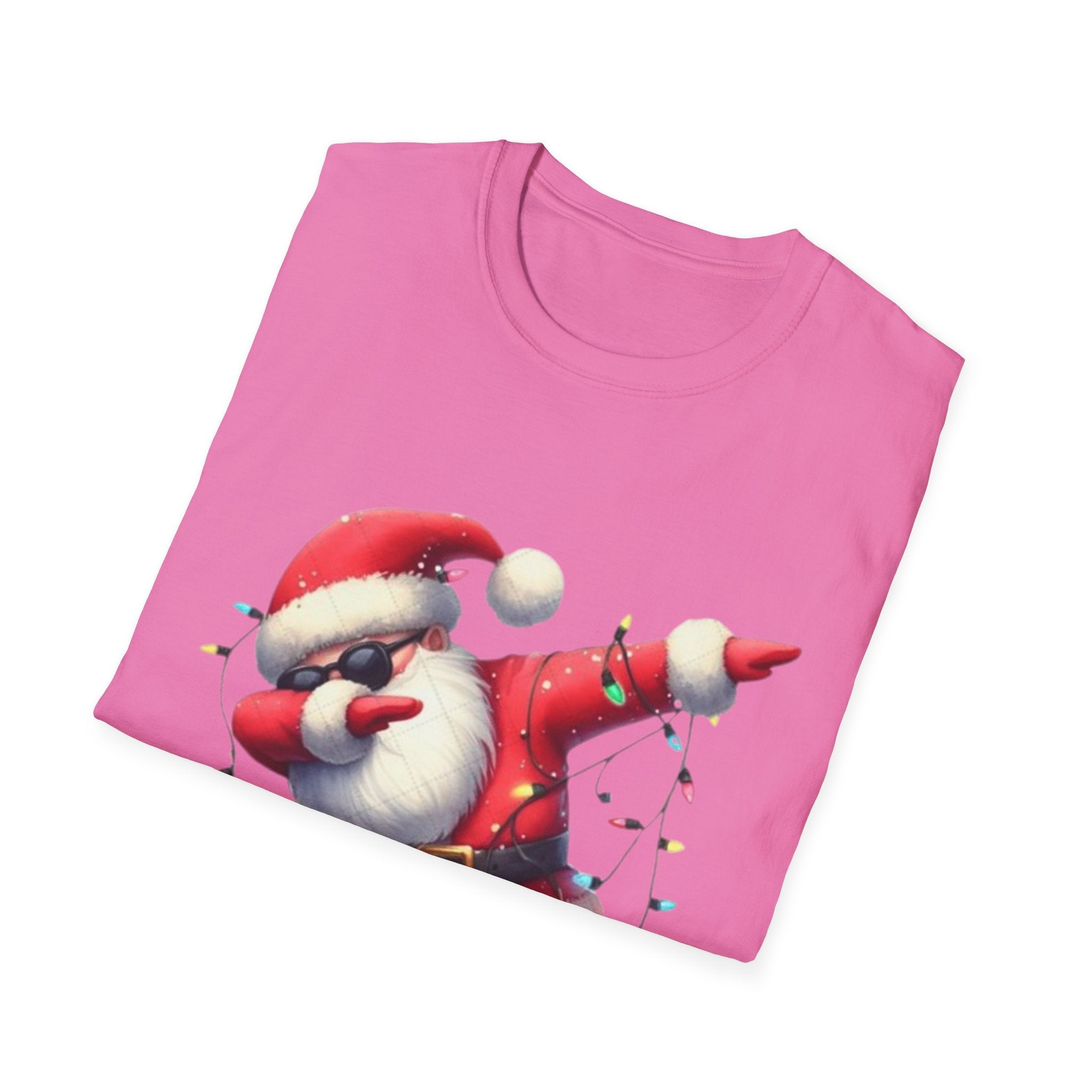 Dabbing Santa Unisex Softstyle T-Shirt