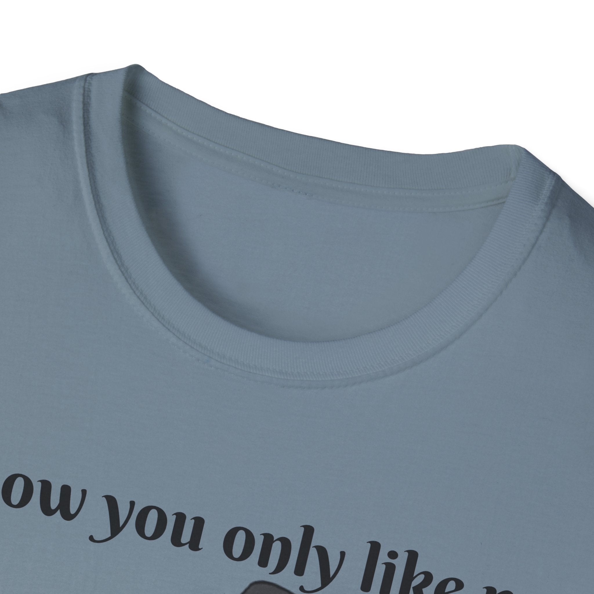 I Know You Only Like Me For My Breasts Unisex Softstyle T-Shirt