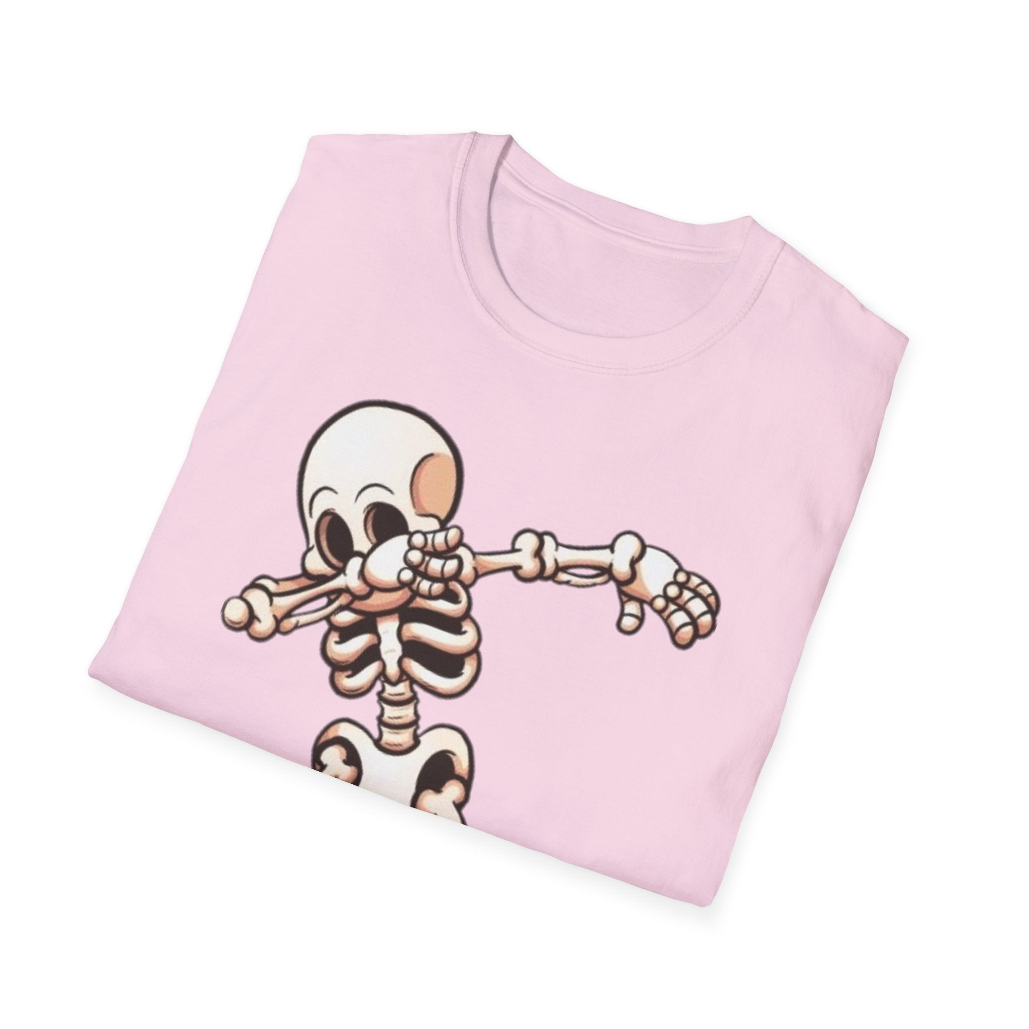 Dabbing Halloween Skeleton Unisex Softstyle T-Shirt