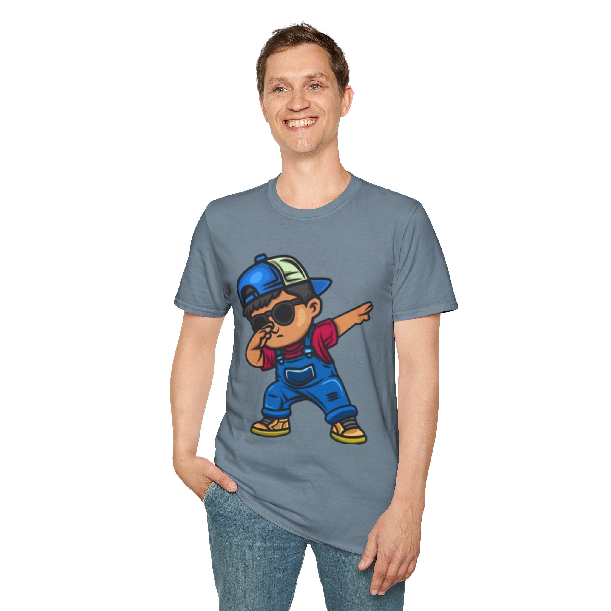 Cool Kid Dabbing Unisex Softstyle T-Shirt