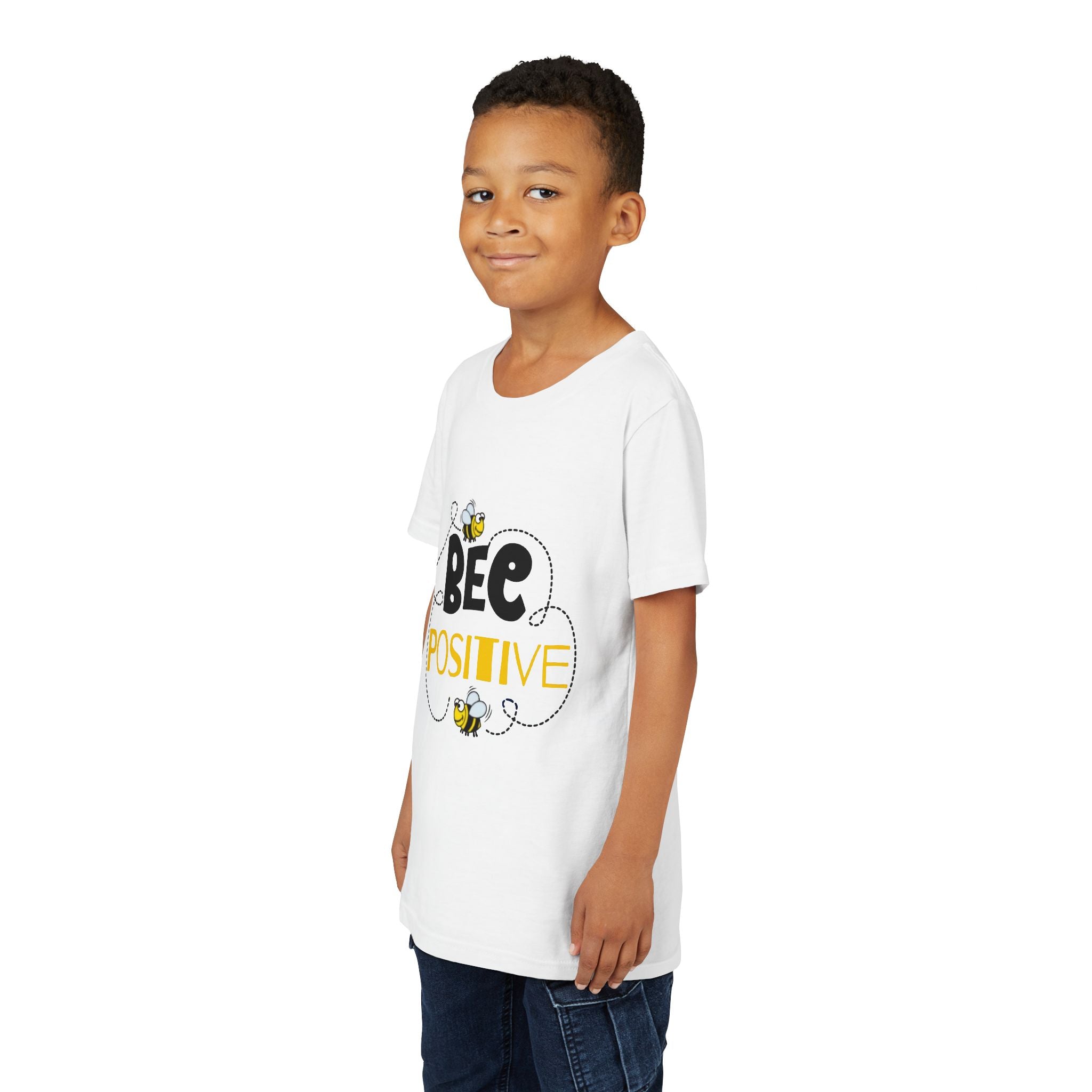 Bee Positive Youth Short Sleeve T-Shirt