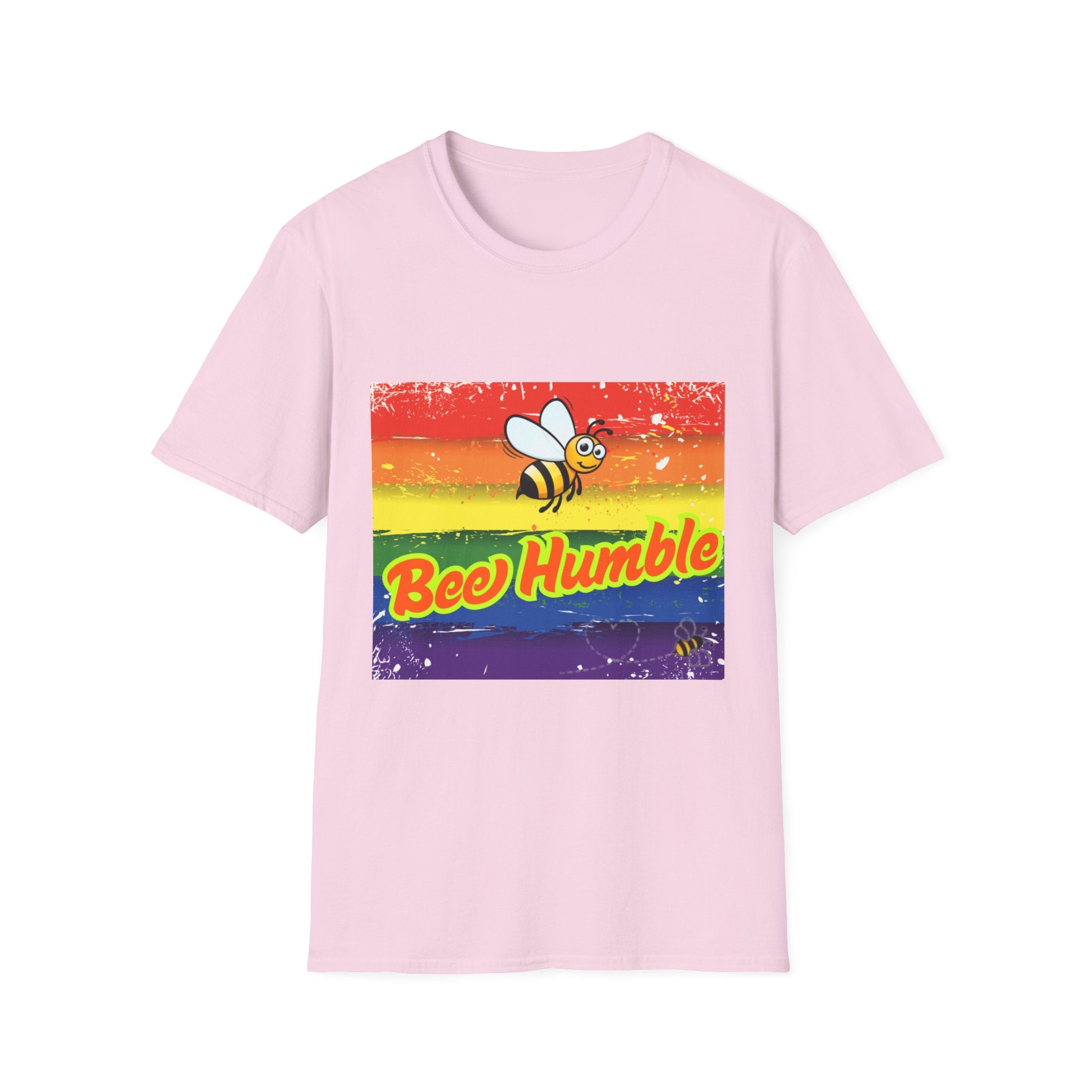 Bee Humble Rainbow Unisex Softstyle T-Shirt