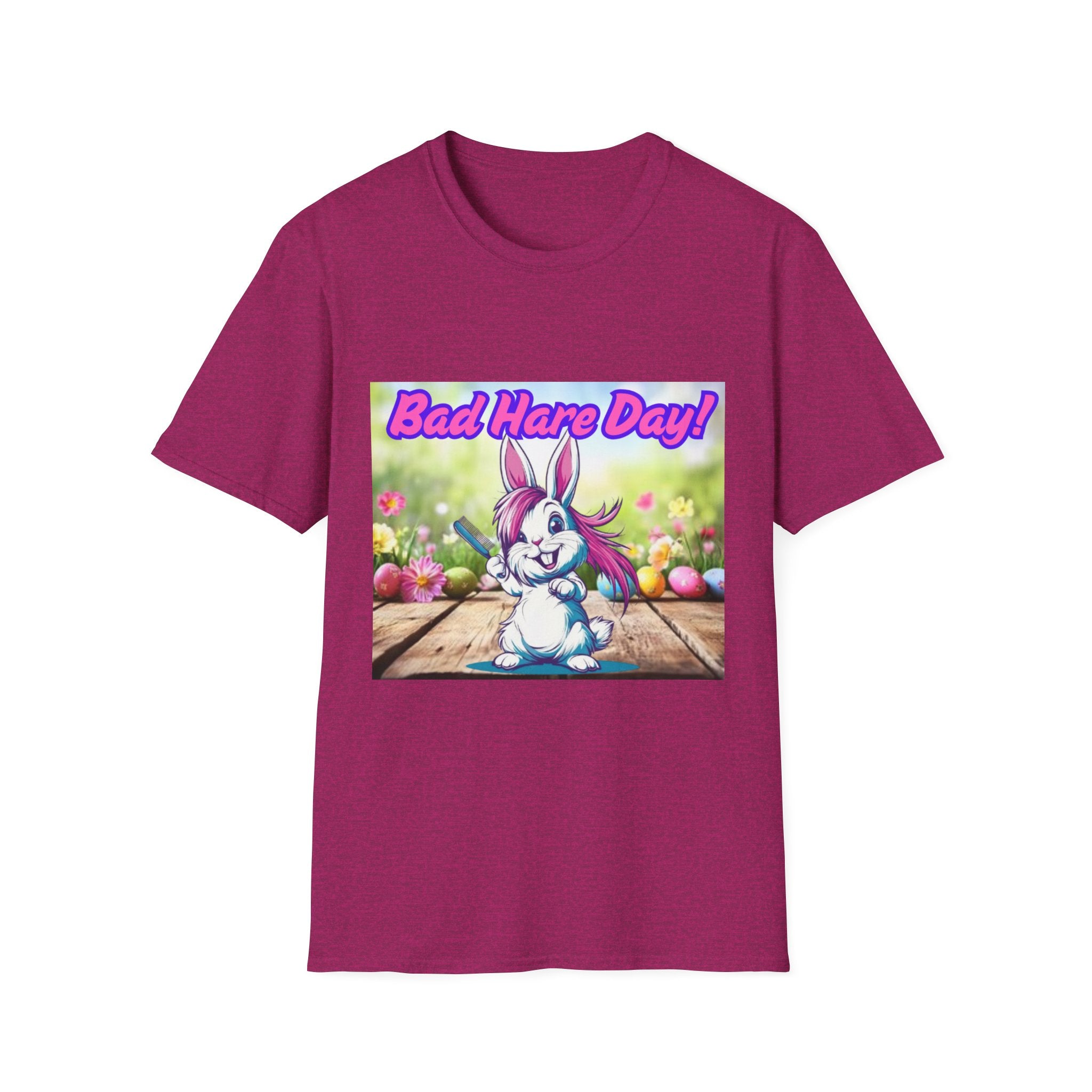Bad Hare Day Unisex Softstyle T-Shirt