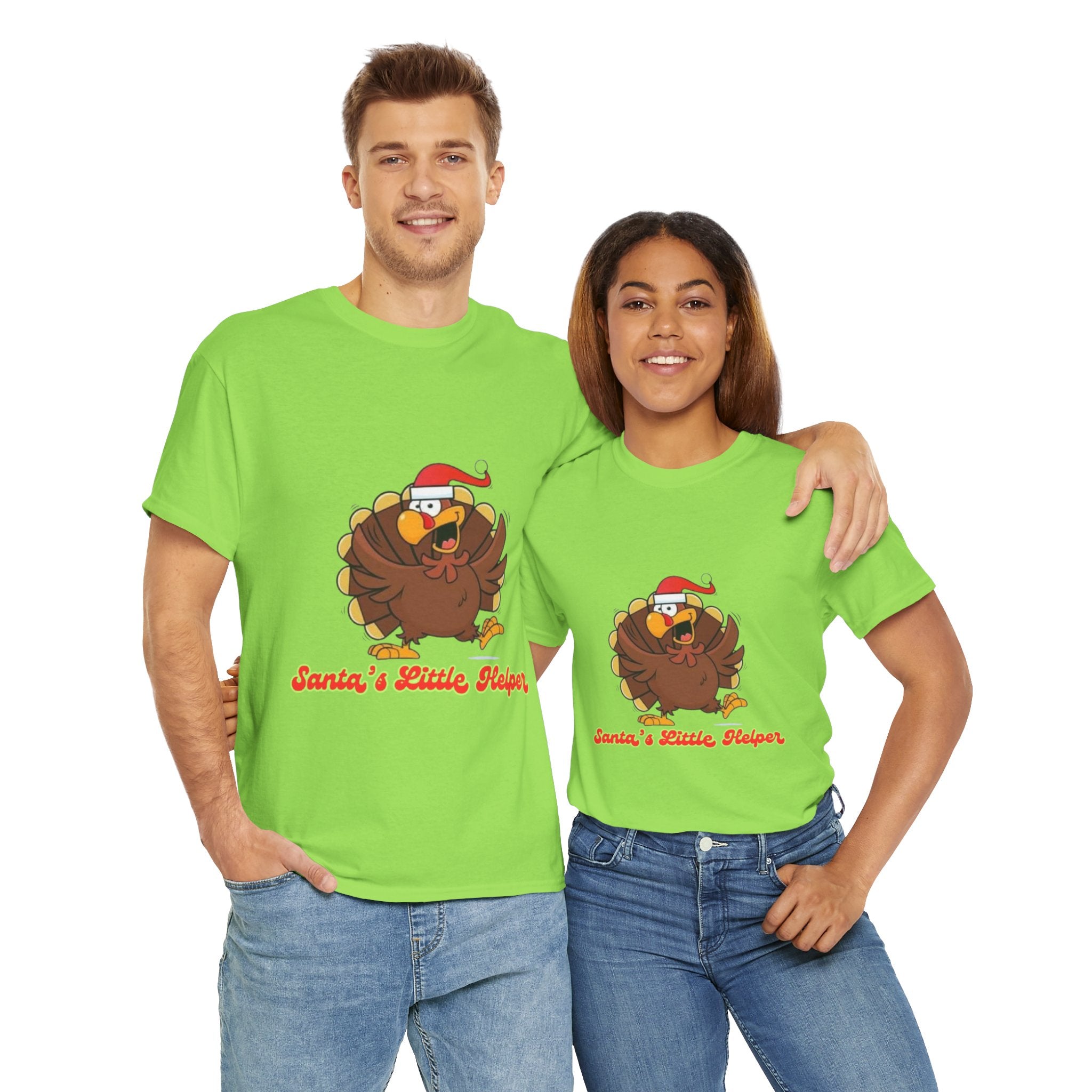 Santa's Little Helper Unisex Heavy Cotton T-Shirt