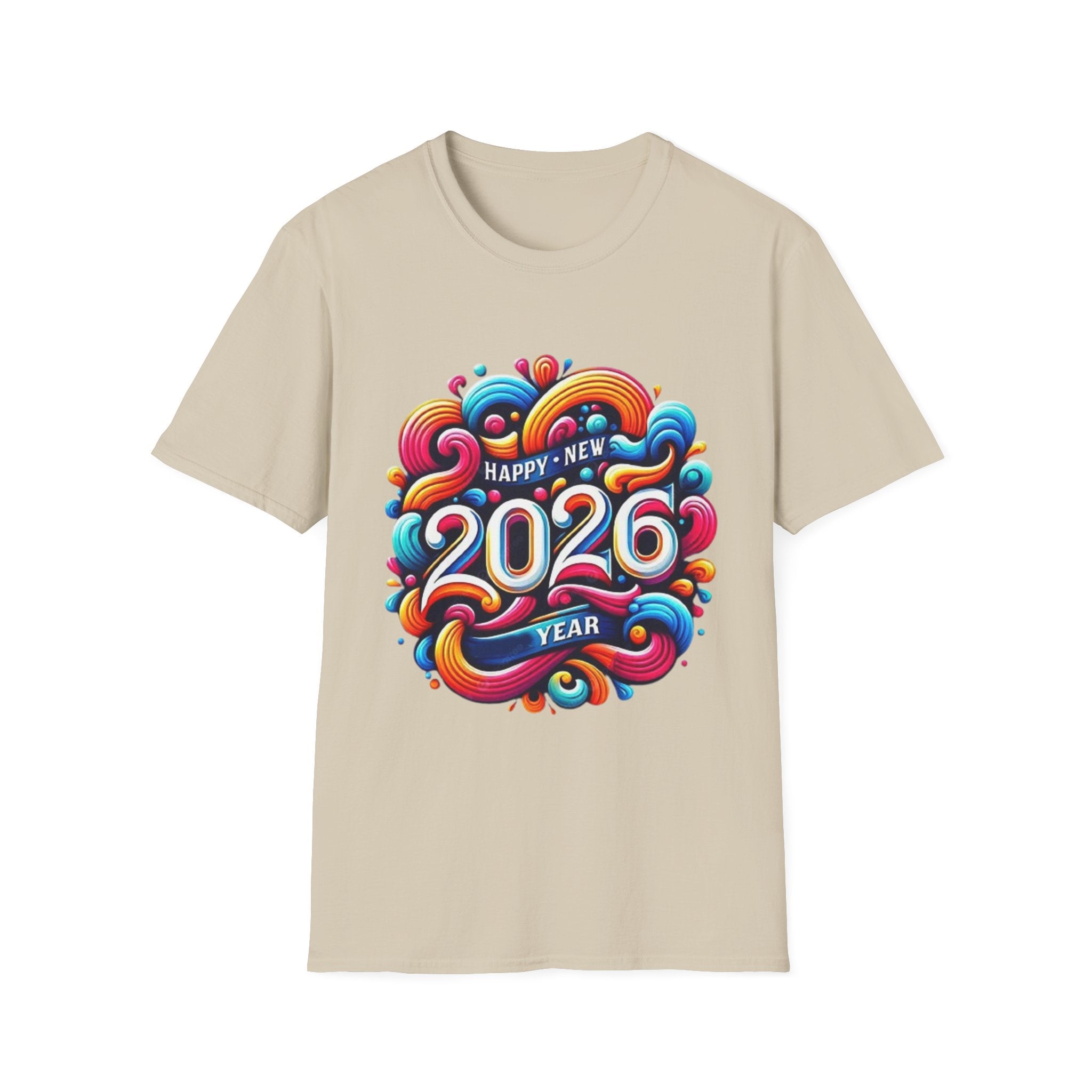 2026 Happy New Year Unisex Softstyle T-Shirt