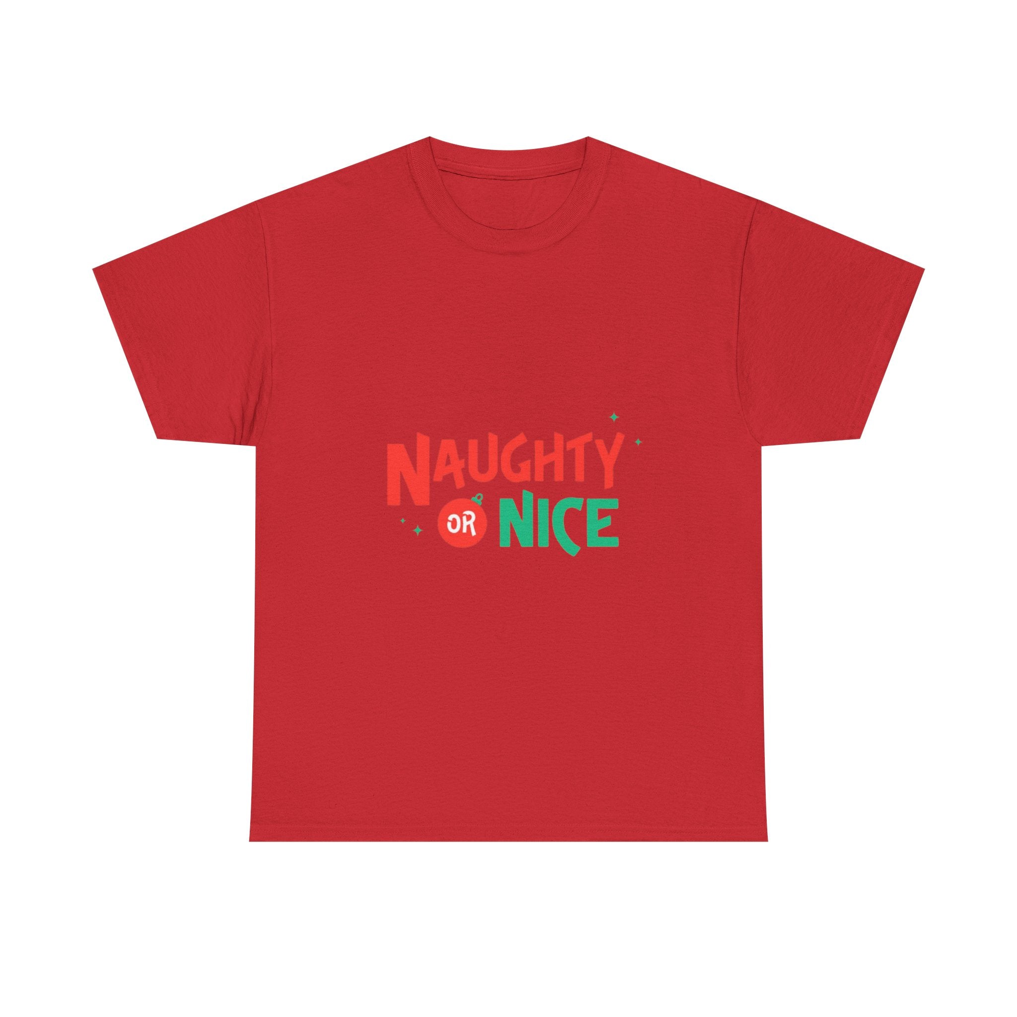 Naughty Or Nice Unisex Heavy Cotton T-Shirt