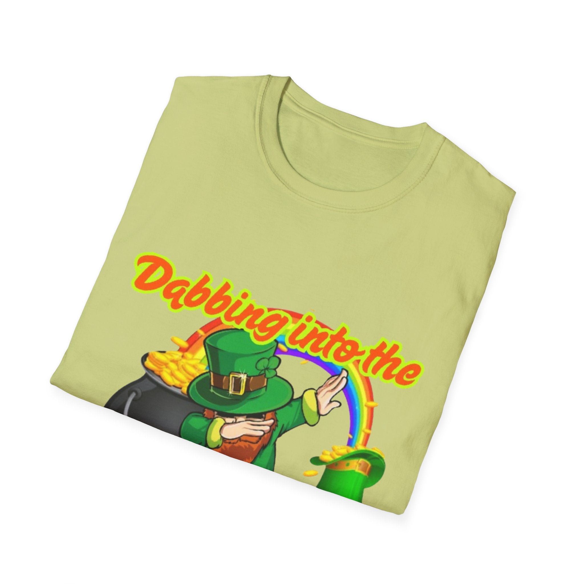 Dabbing Into The Luck Of The Irish! Unisex Unisex T-Shirt