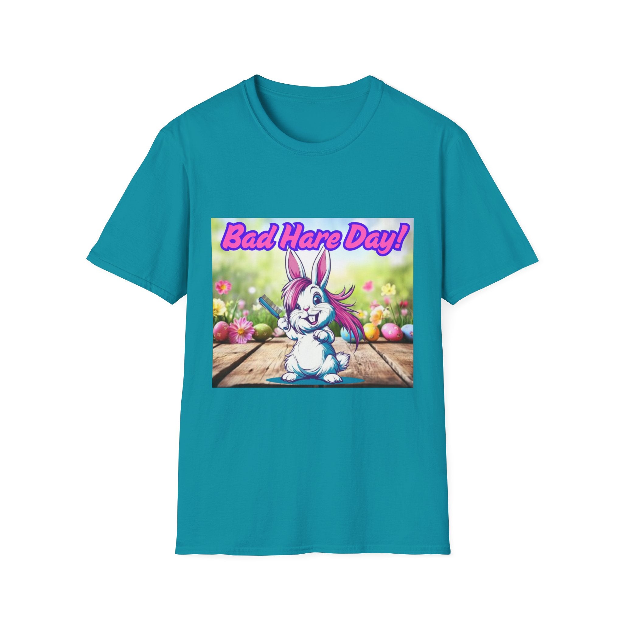 Bad Hare Day Unisex Softstyle T-Shirt