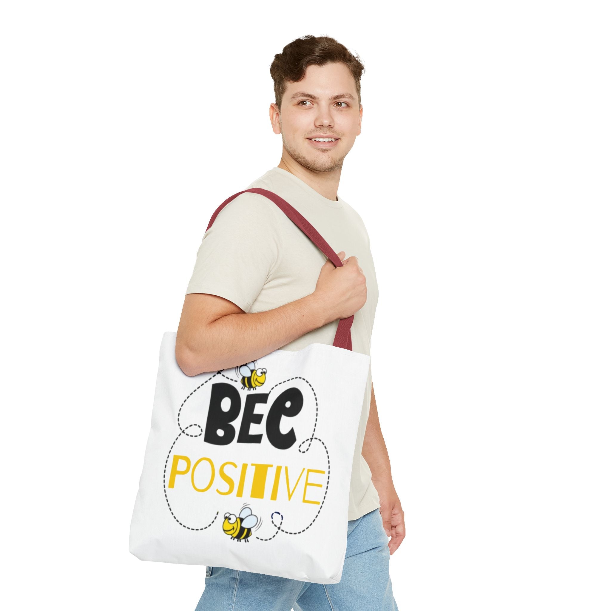 Bee Positive Eco-Friendly Tote Bag