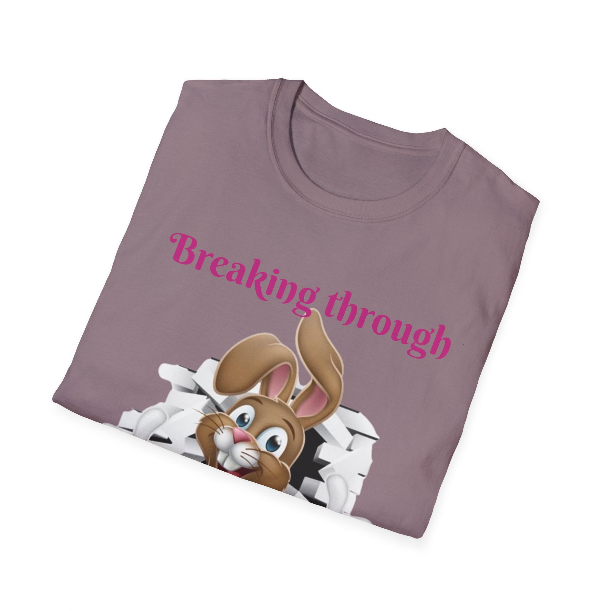 Breaking Through To Bring You Smiles Unisex Softstyle T-Shirt