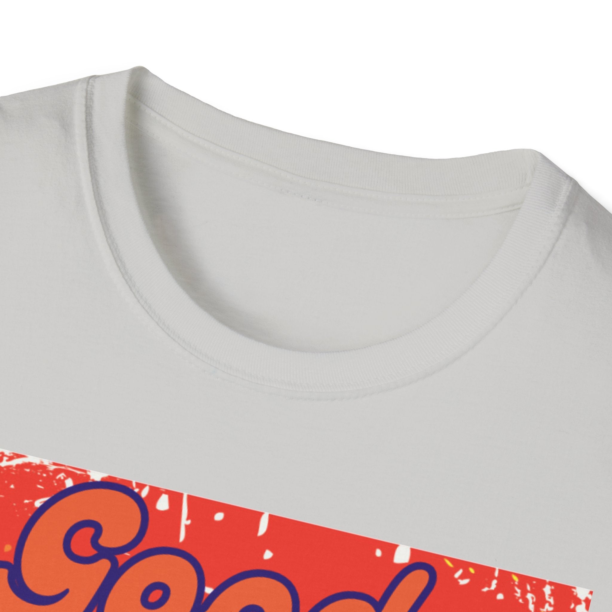 Good Vibes Only Orange Unisex Softstyle T-Shirt