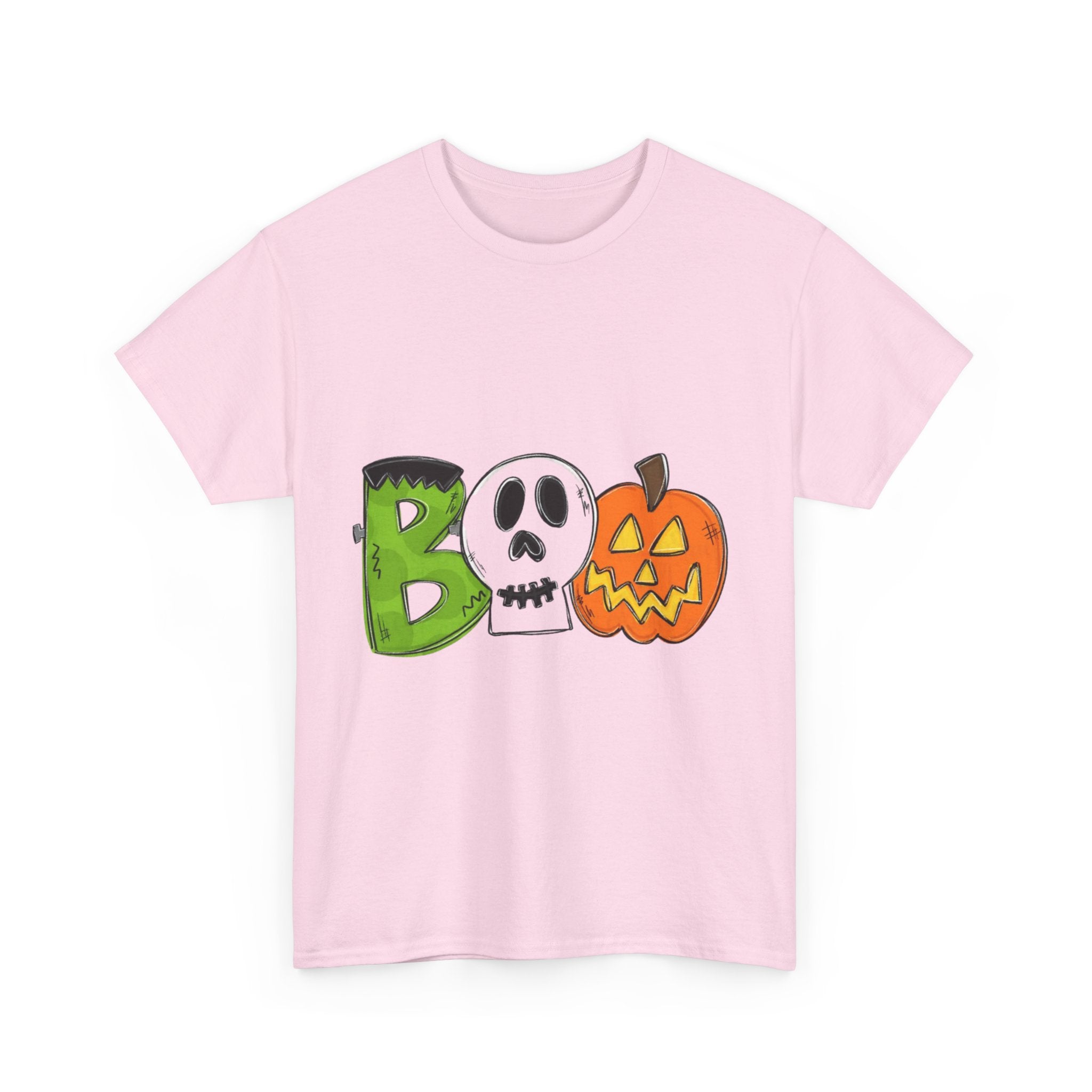Halloween BOO Unisex Heavy Cotton T-Shirt