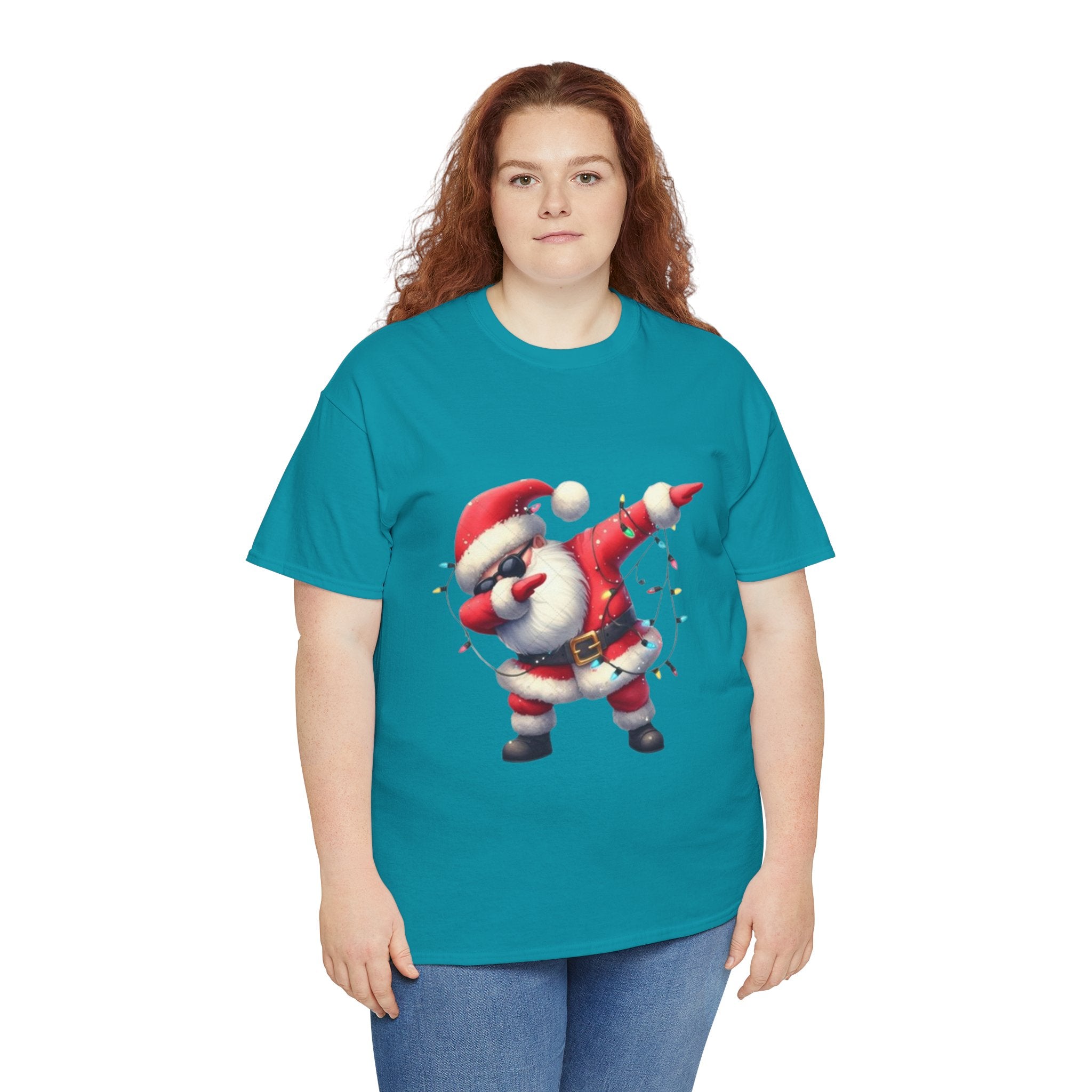Dabbing Santa Unisex Heavy Cotton T-Shirt