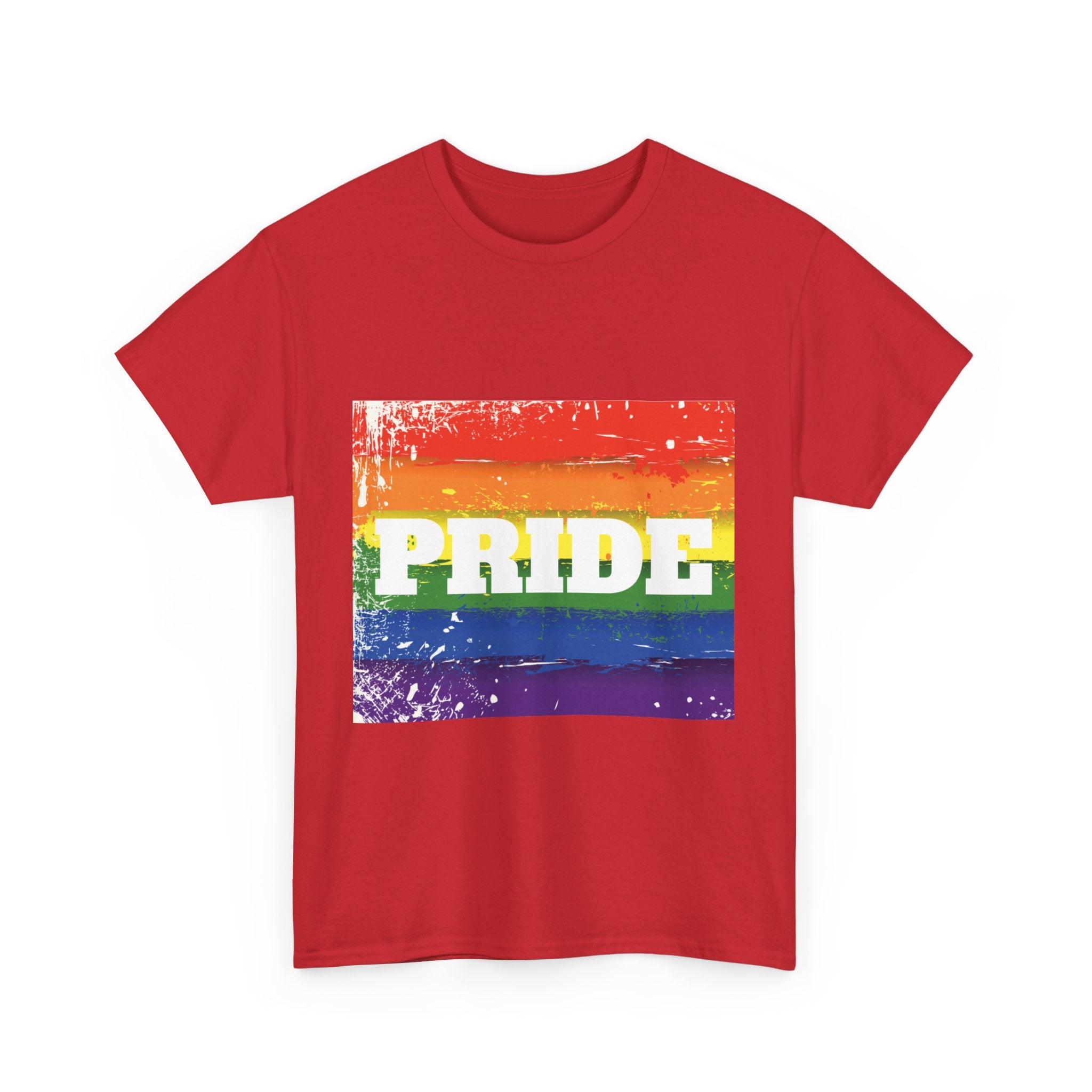 Pride Rainbow Unisex Heavy Cotton T-Shirt