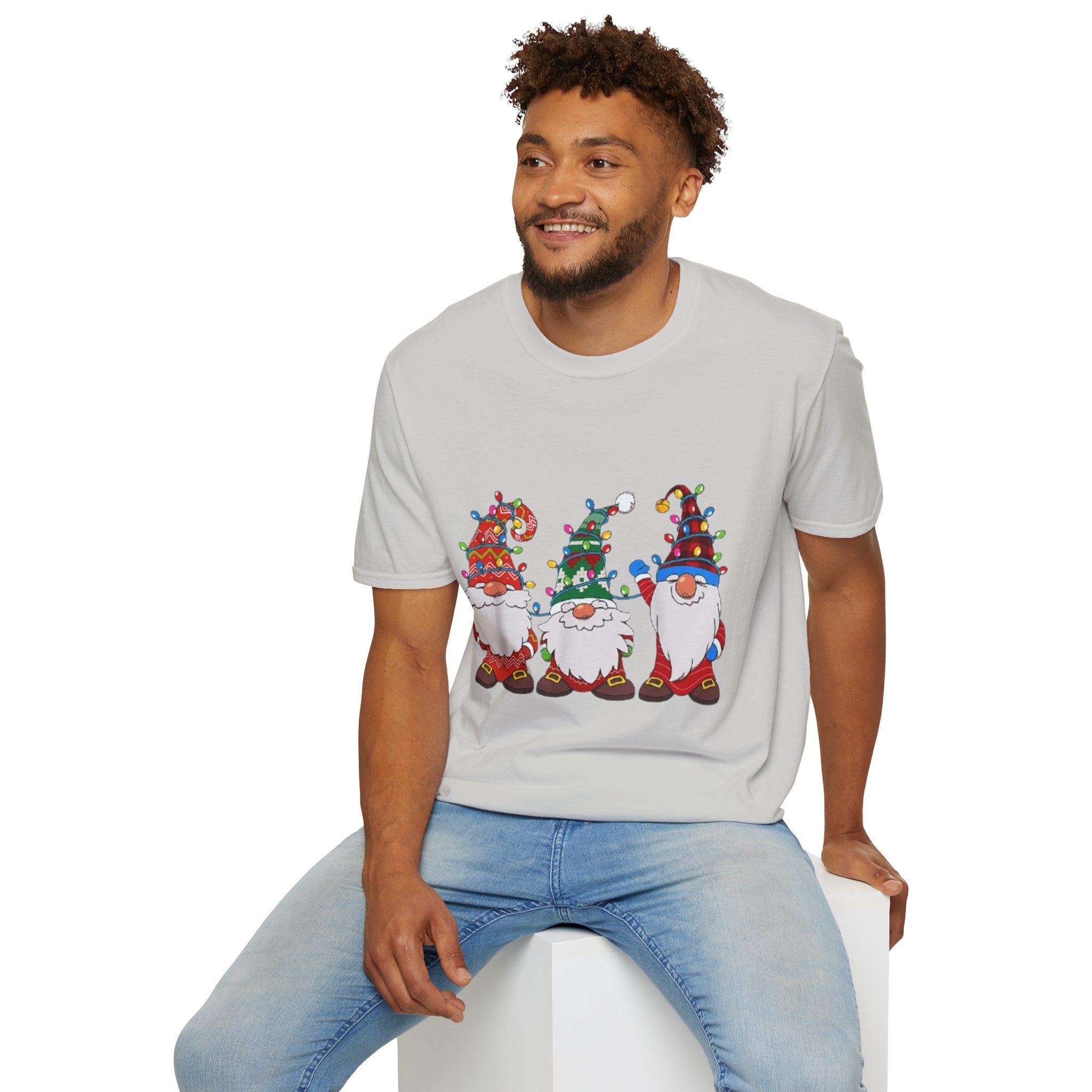 Christmas Gnome Unisex Softstyle T-Shirt