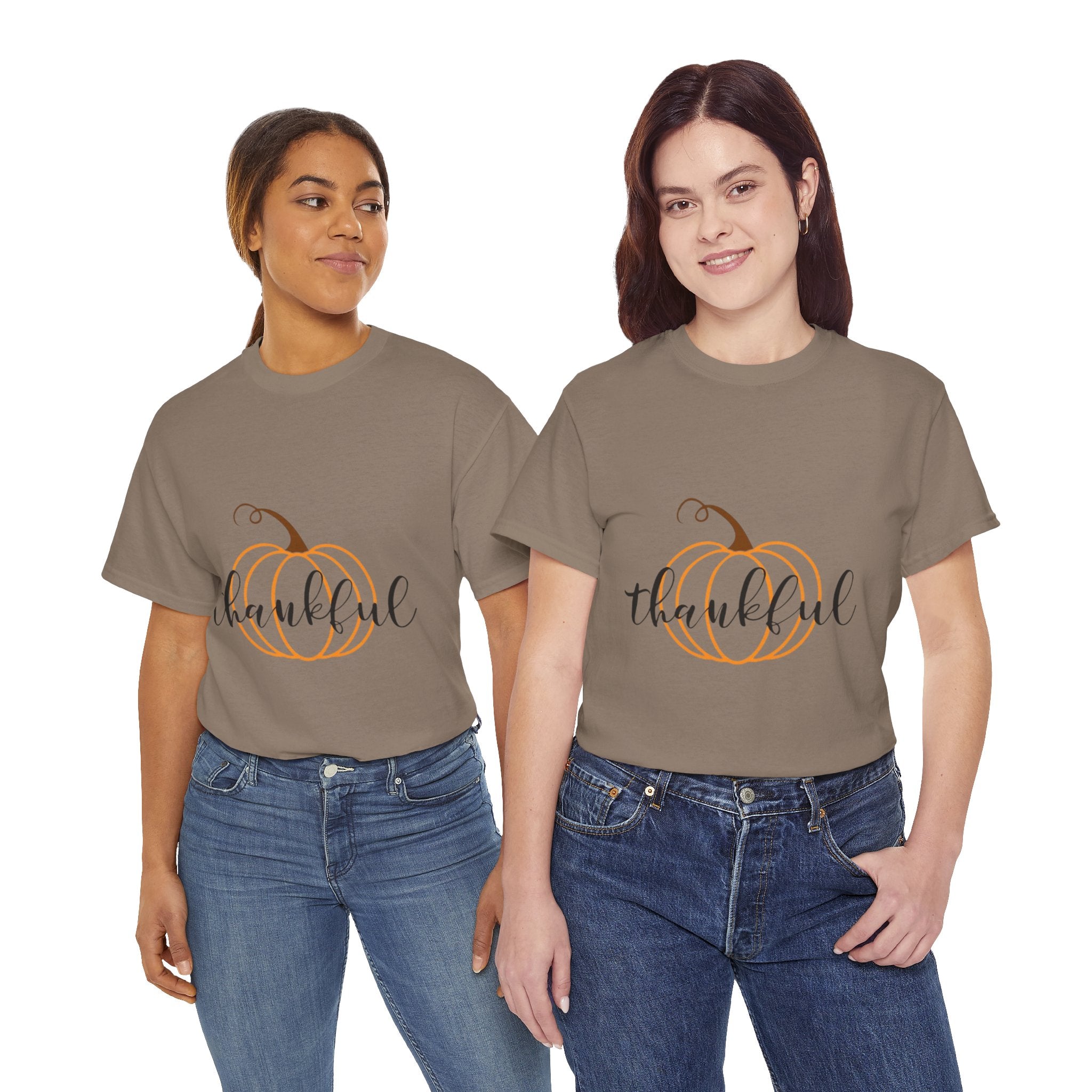 Thankful Pumpkin Unisex Heavy Cotton T-Shirt