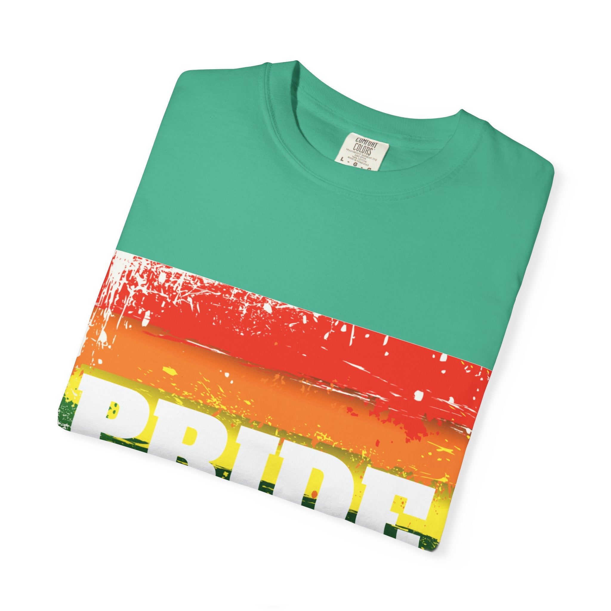Pride Rainbow Unisex Garment-Dyed T-Shirt
