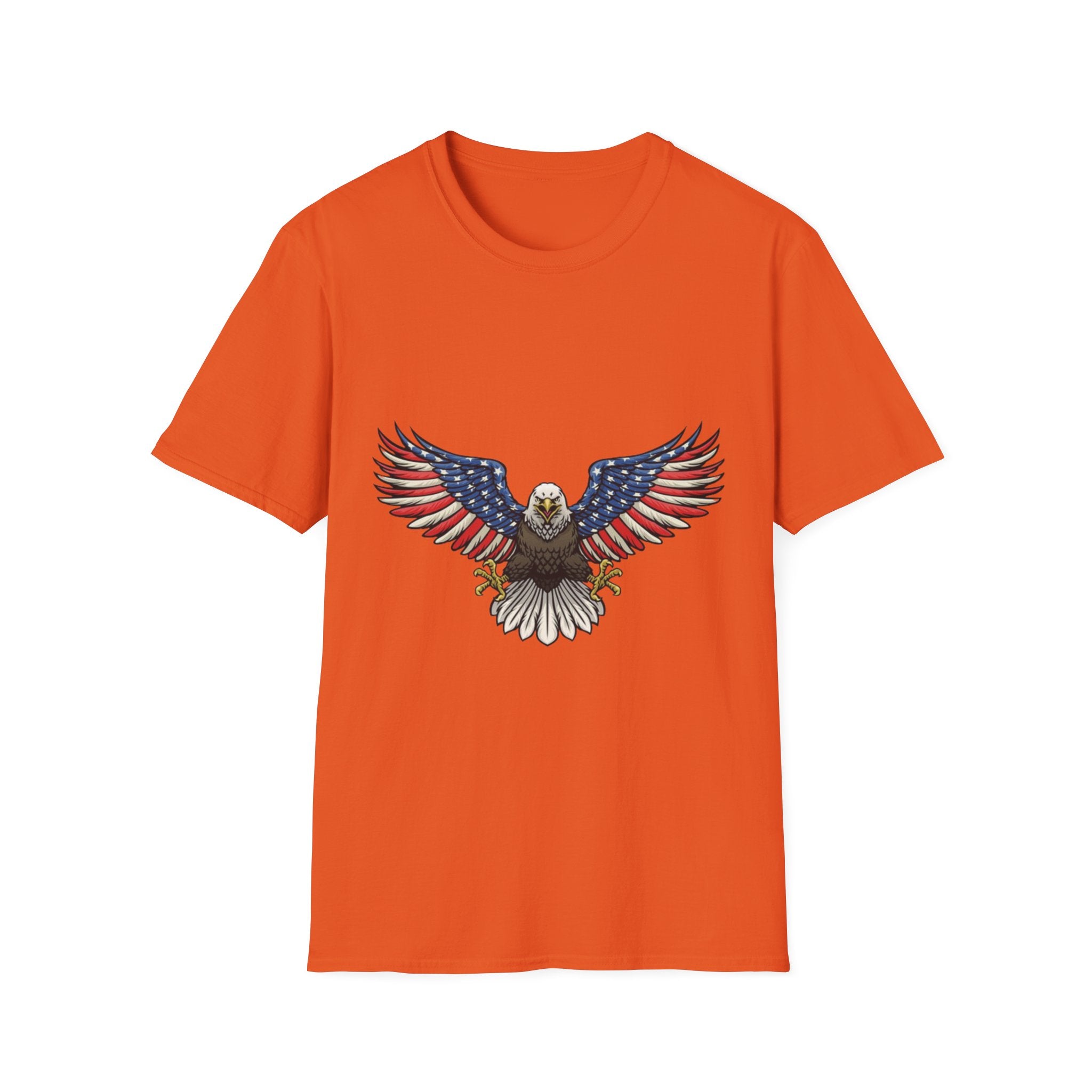 Patriotic Eagle Unisex Softstyle T-Shirt