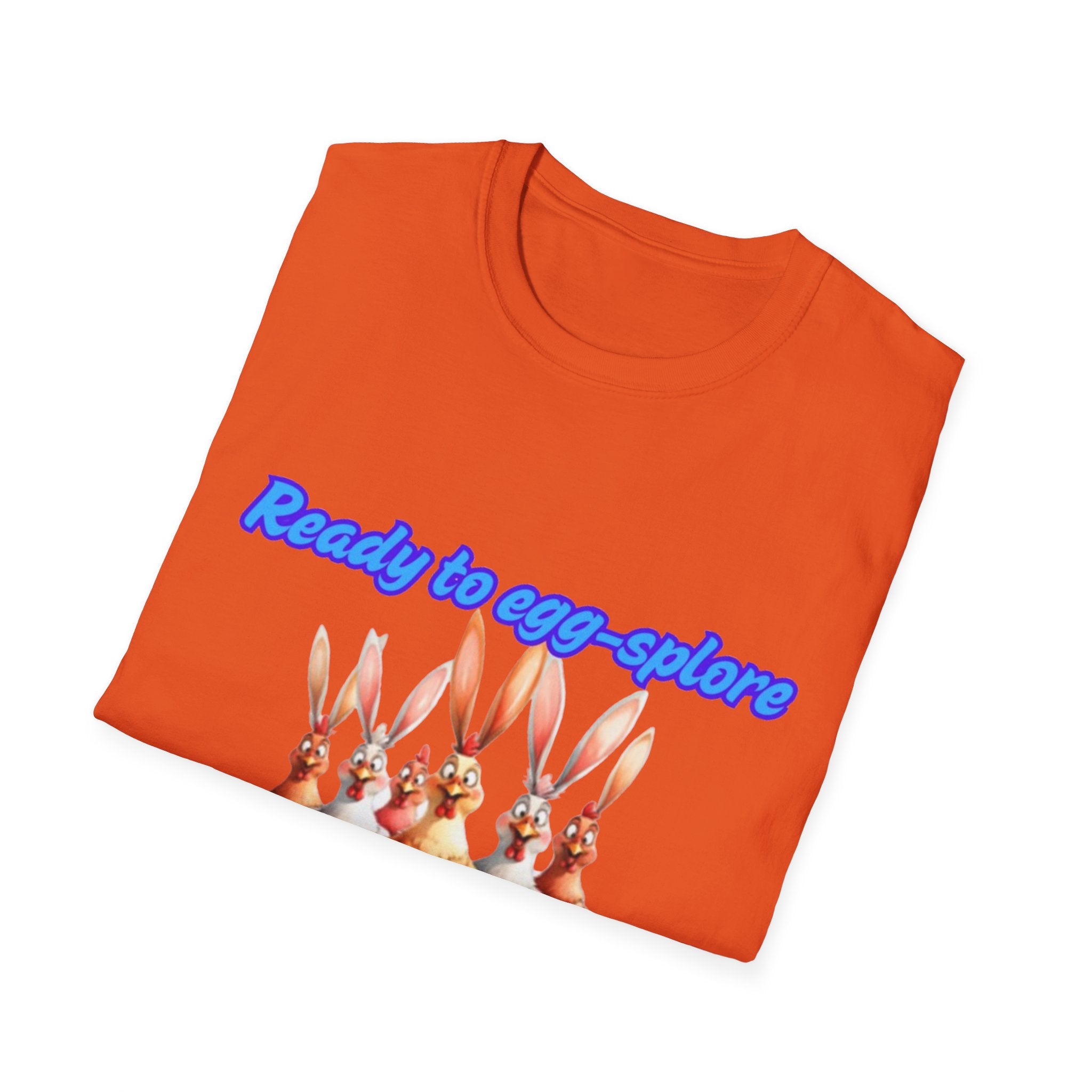 Ready To Egg-splore Some Serious Easter Fun Unisex Softstyle T-Shirt