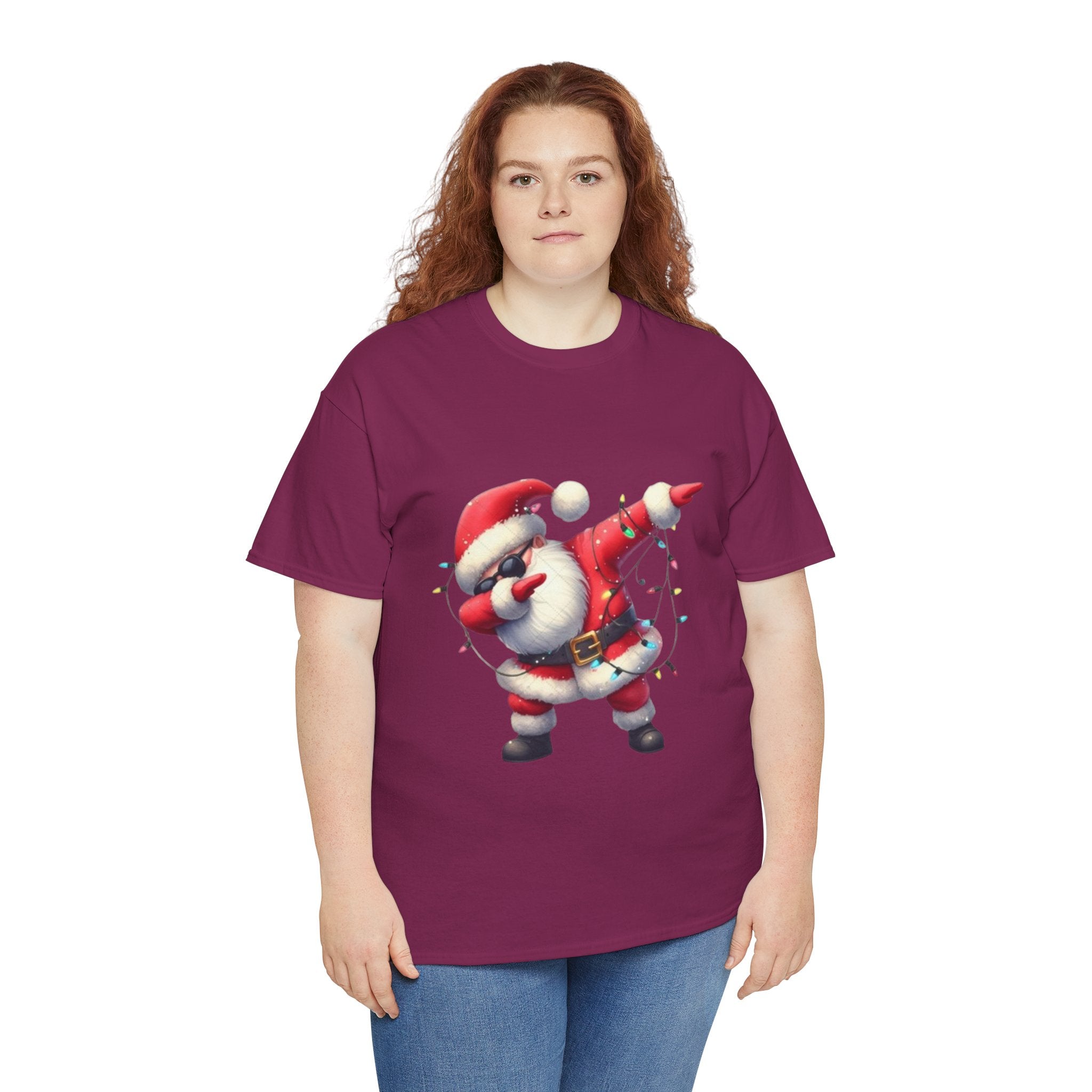 Dabbing Santa Unisex Heavy Cotton T-Shirt