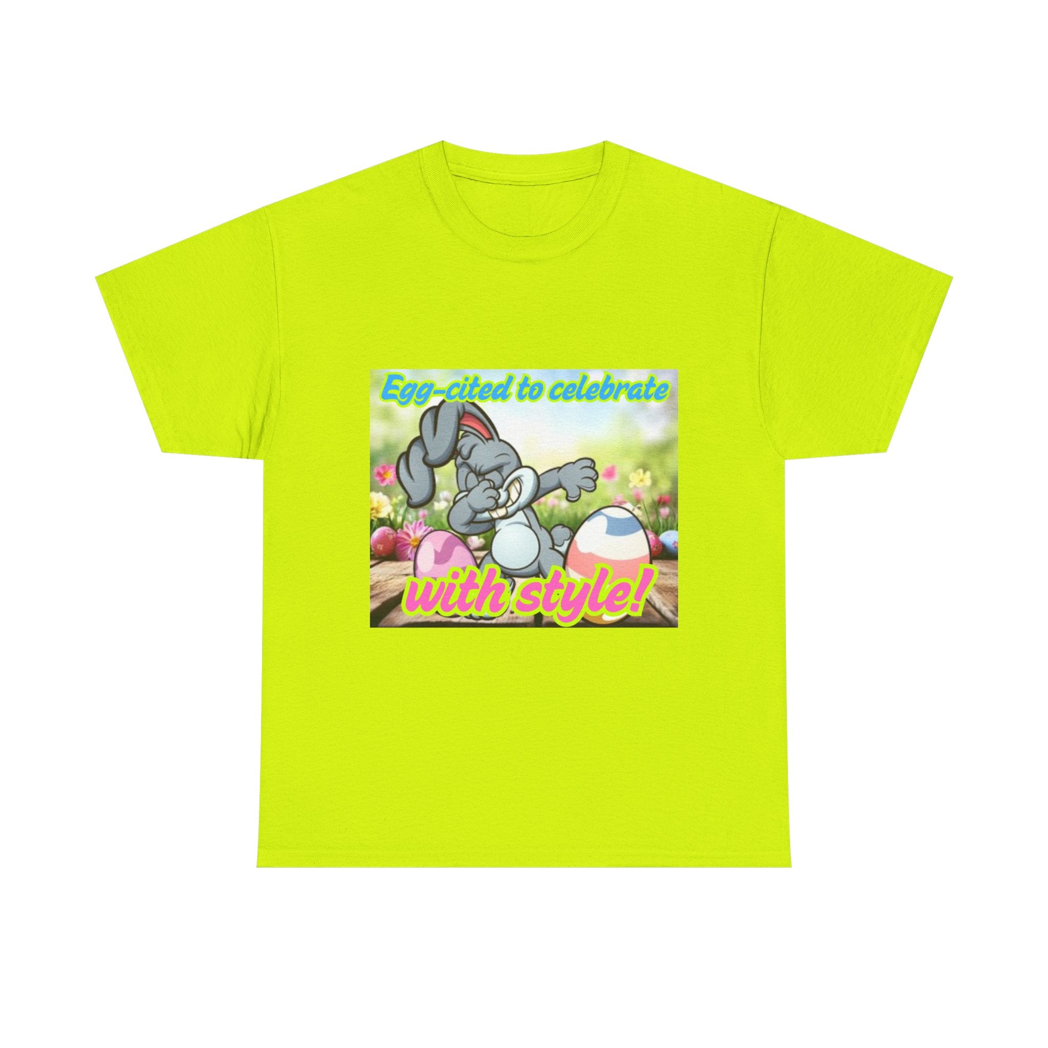 Egg-cited to Celebrate With Style Unisex Heavy Cotton T-Shirt