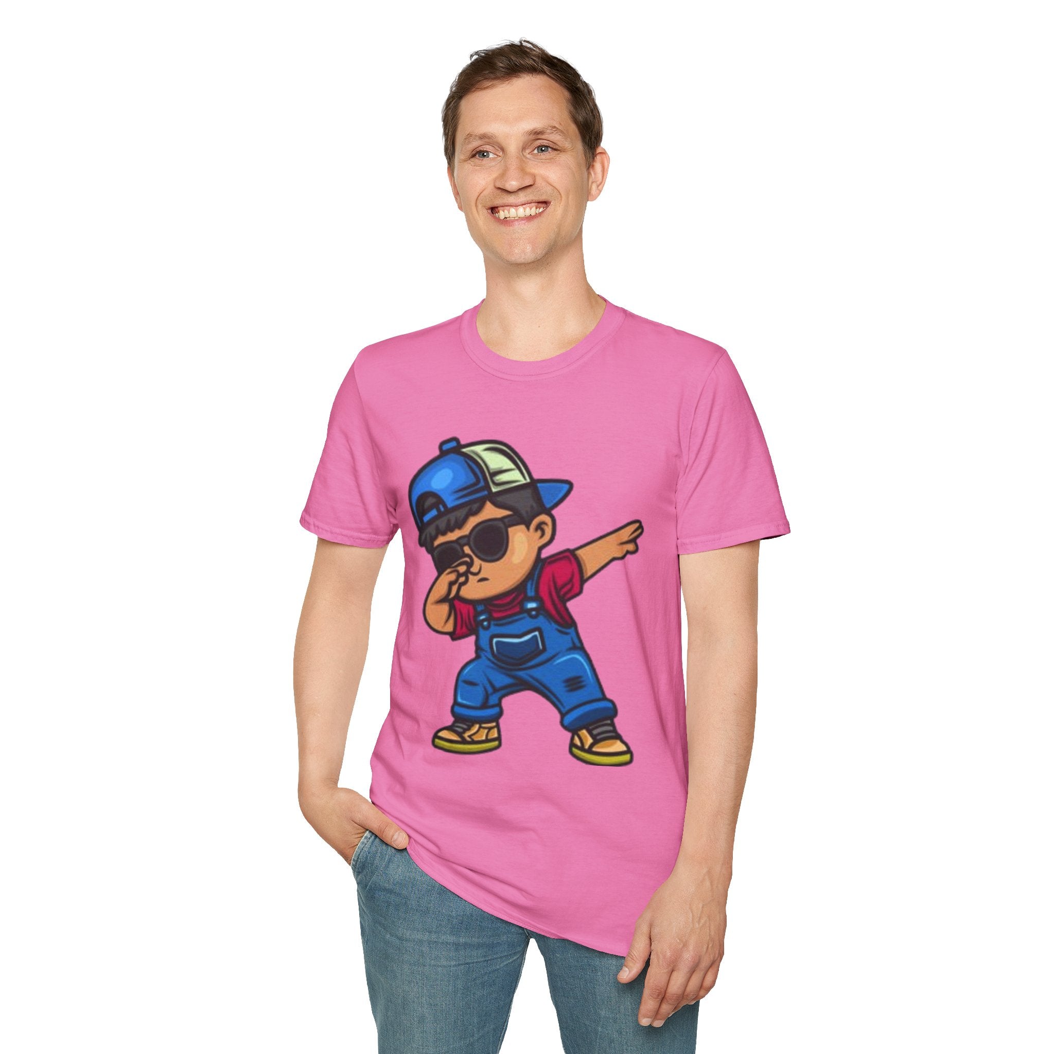 Cool Kid Dabbing Unisex Softstyle T-Shirt