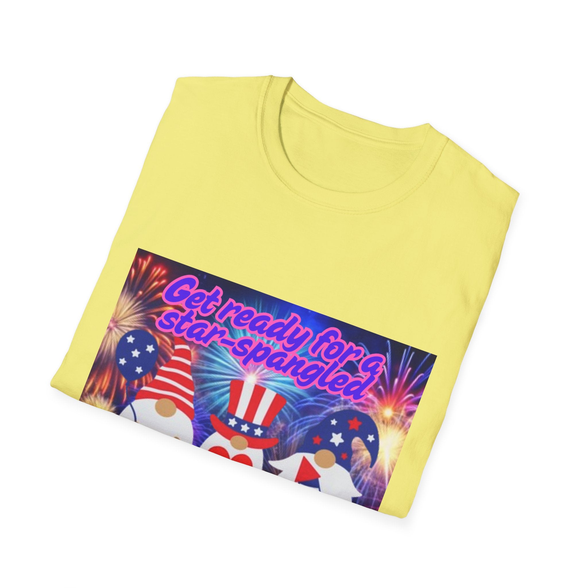 Get Ready For A Star-Spangled Good Time! Unisex Softstyle T-Shirt