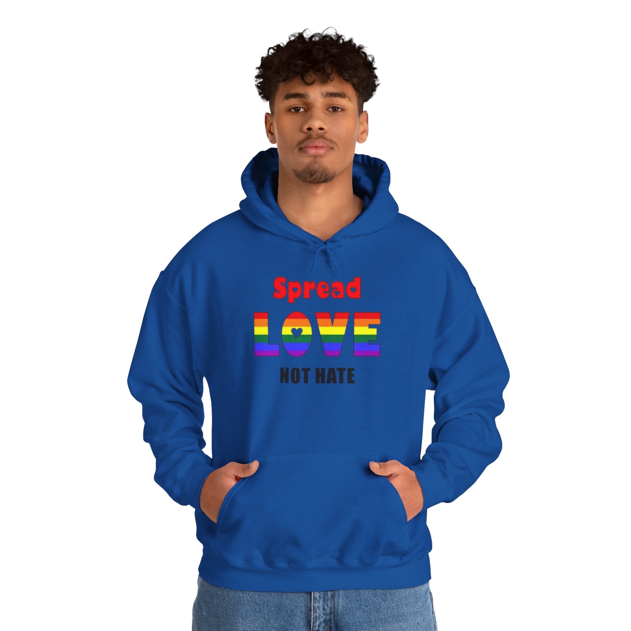 Spread Love Not Hate Unisex Hoodie
