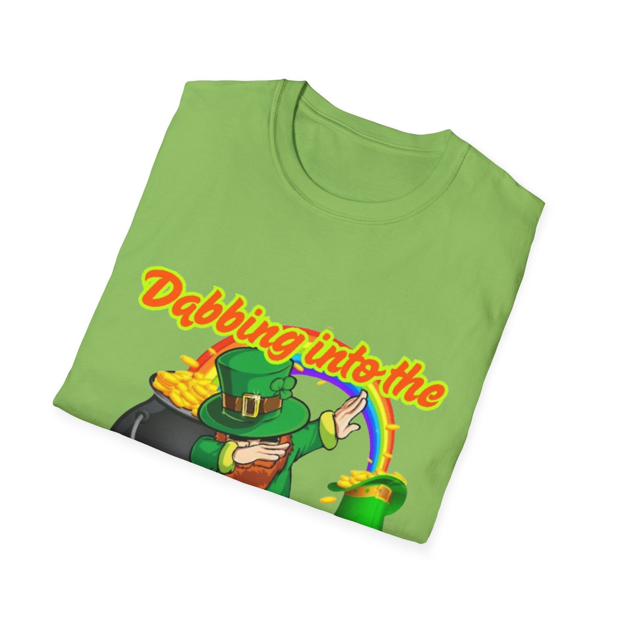 Dabbing Into The Luck Of The Irish! Unisex Unisex T-Shirt