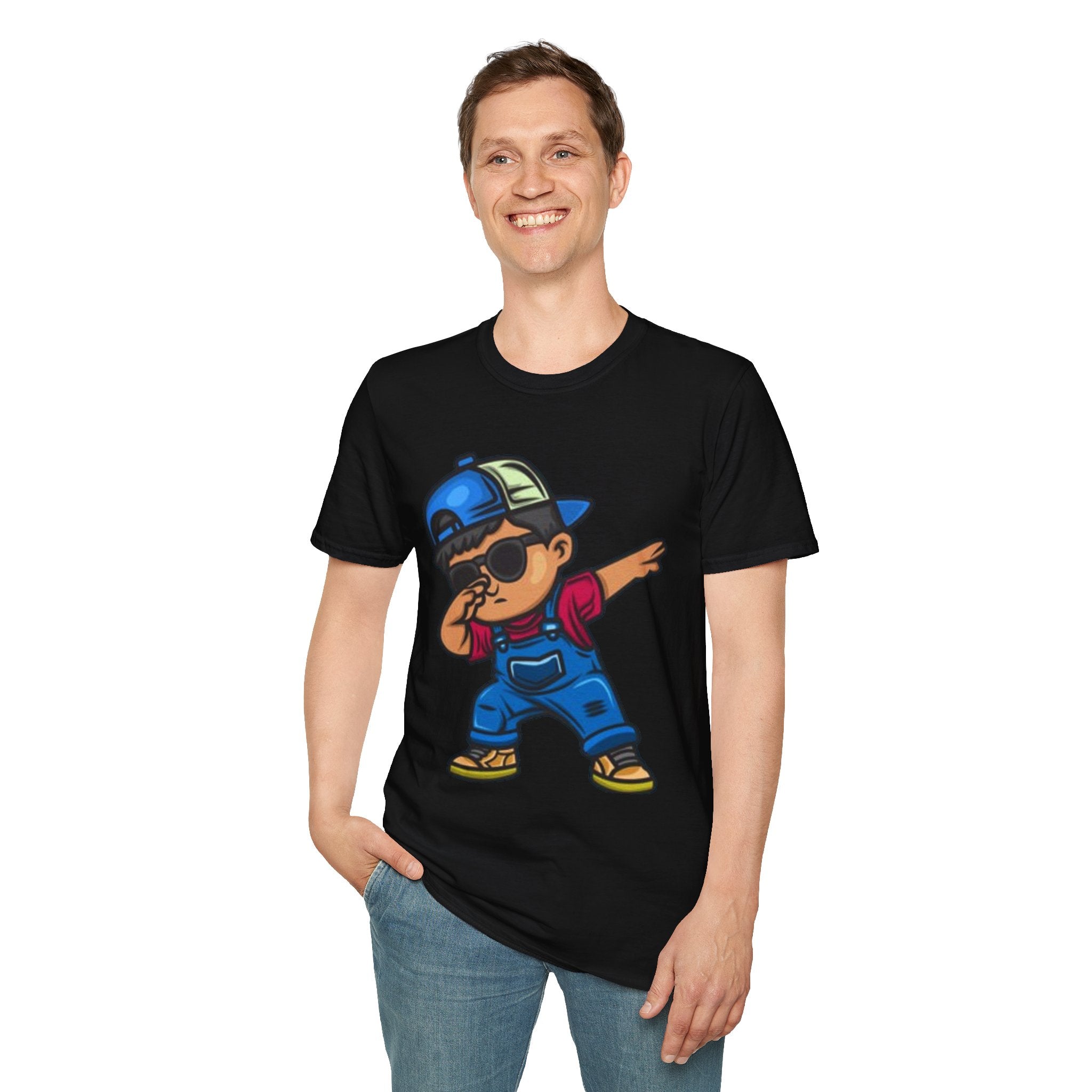 Cool Kid Dabbing Unisex Softstyle T-Shirt