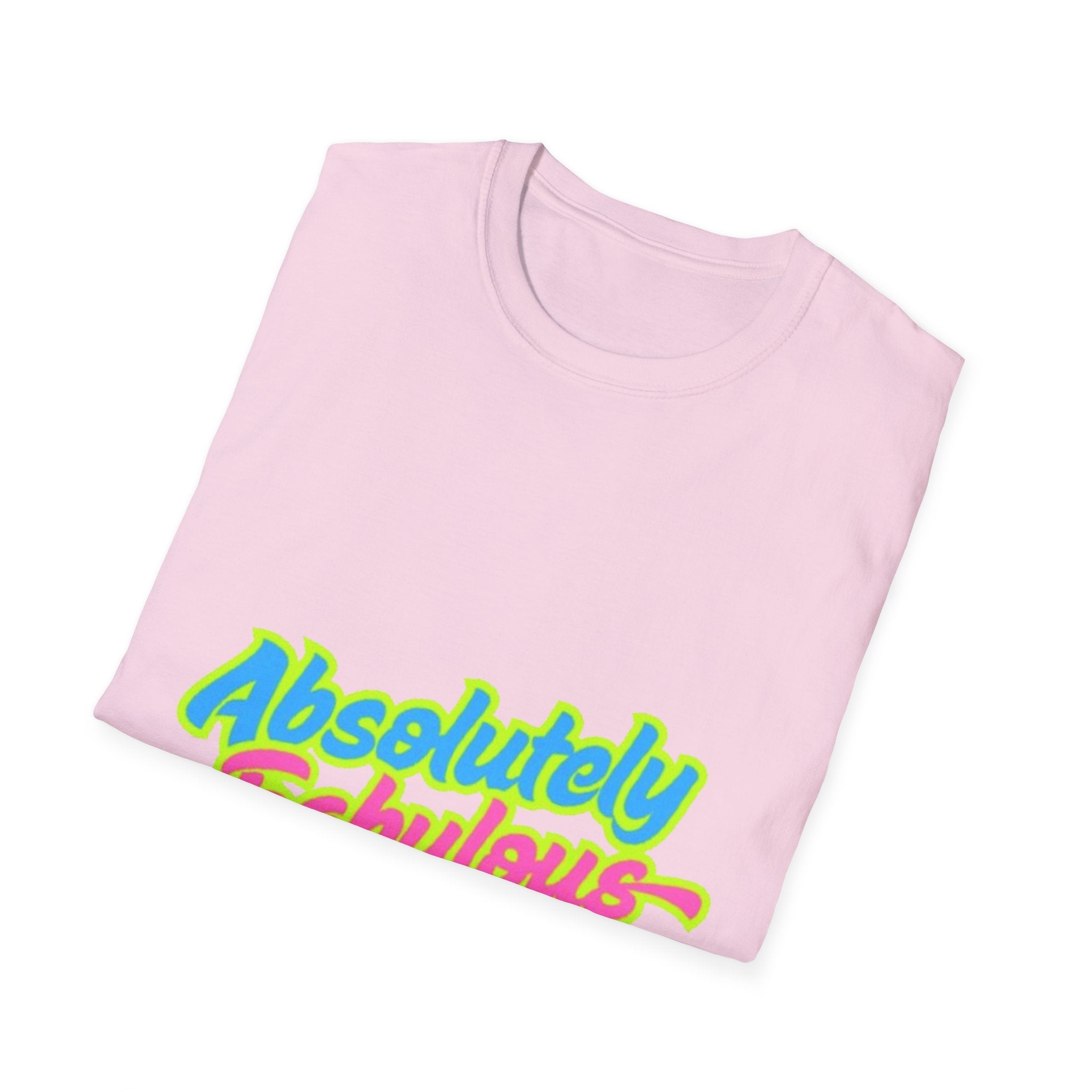 Absolutely Fabulous Teal/Pink Unisex Softstyle T-Shirt