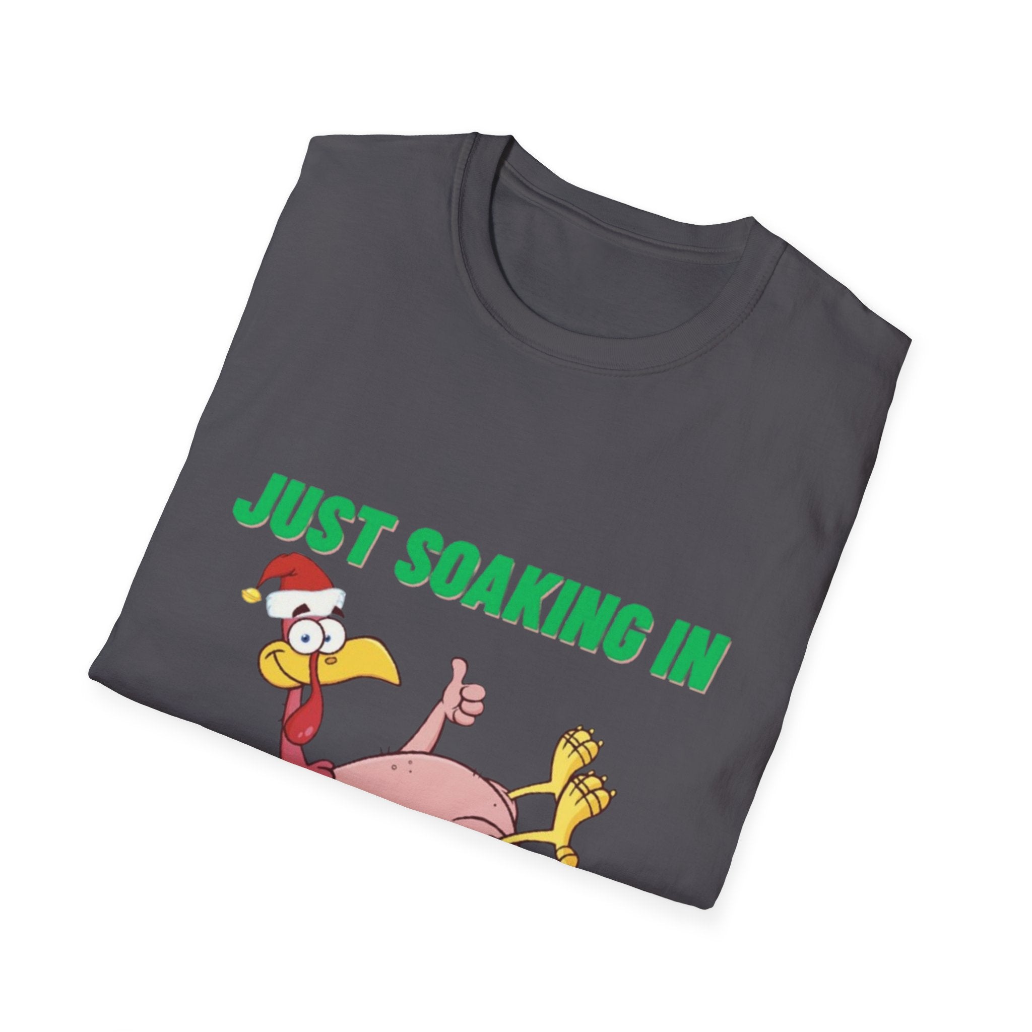 Just Soaking In The Holiday Spirit Unisex Softstyle T-Shirt