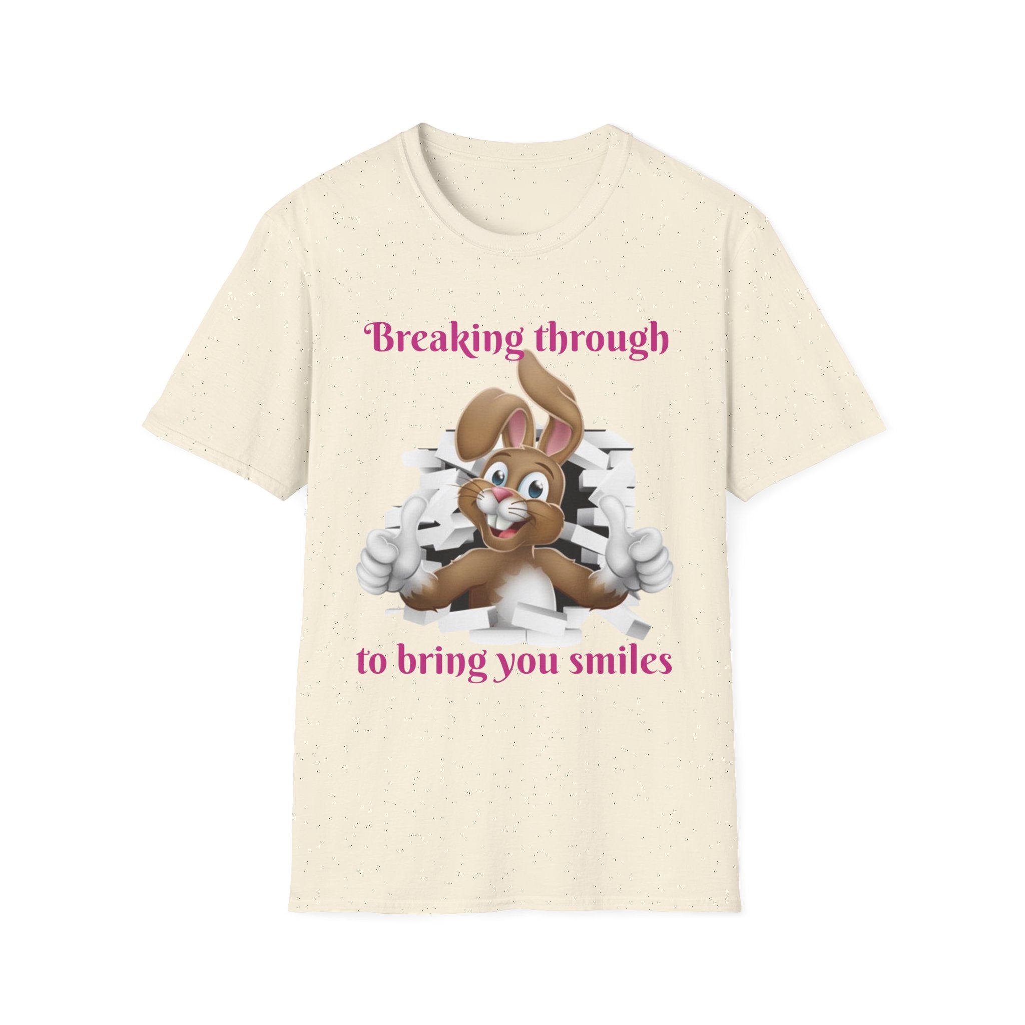 Breaking Through To Bring You Smiles Unisex Softstyle T-Shirt