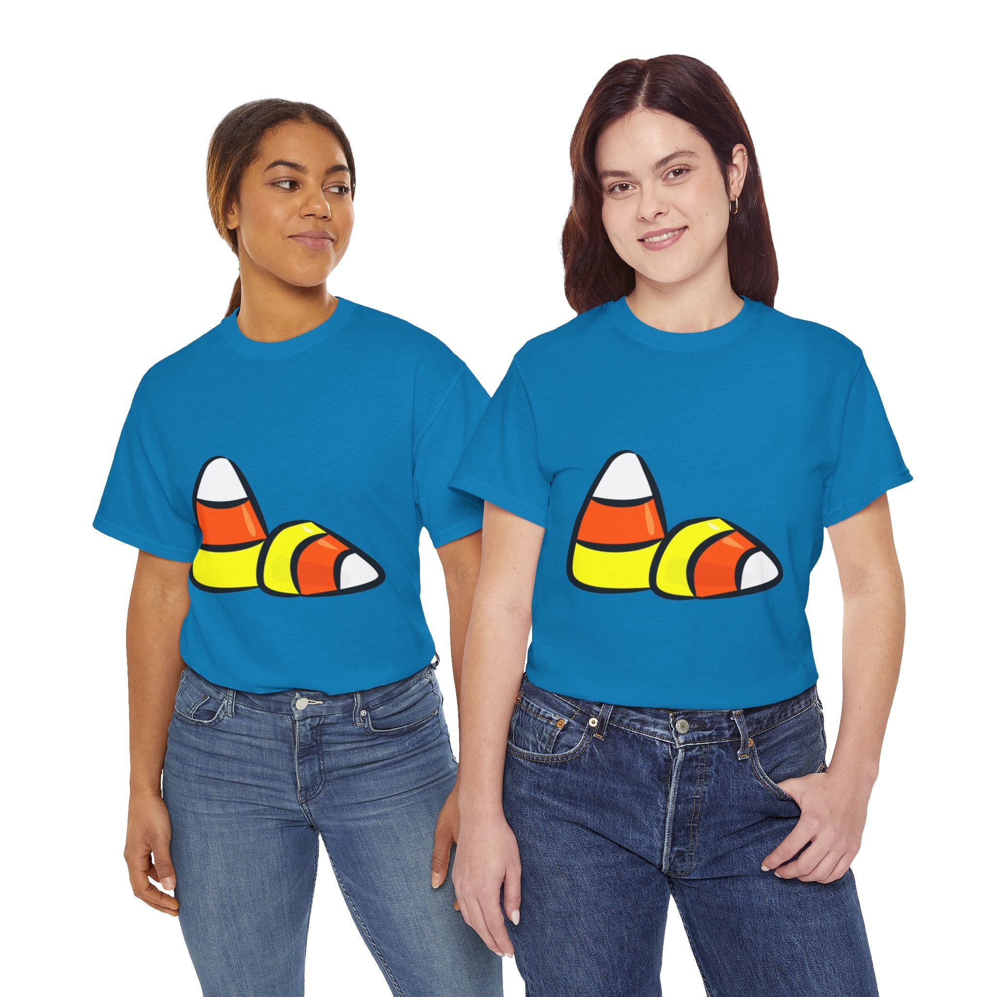 Halloween Candy Corn Unisex Heavy Cotton T-Shirt