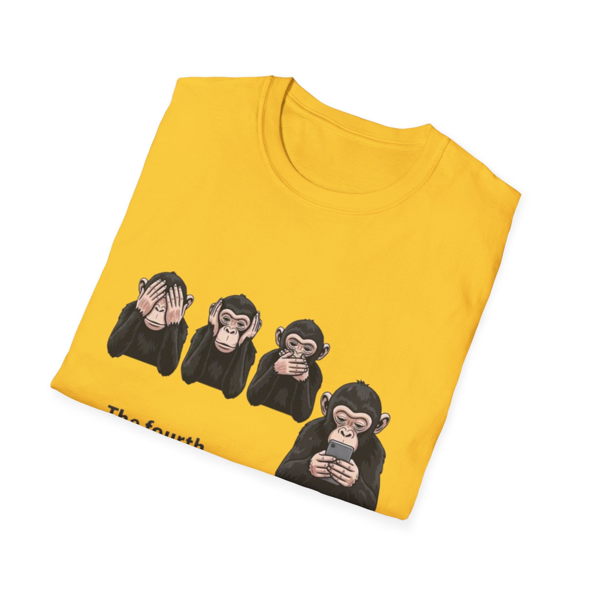 Four Monkeys Unisex Softstyle T-Shirt