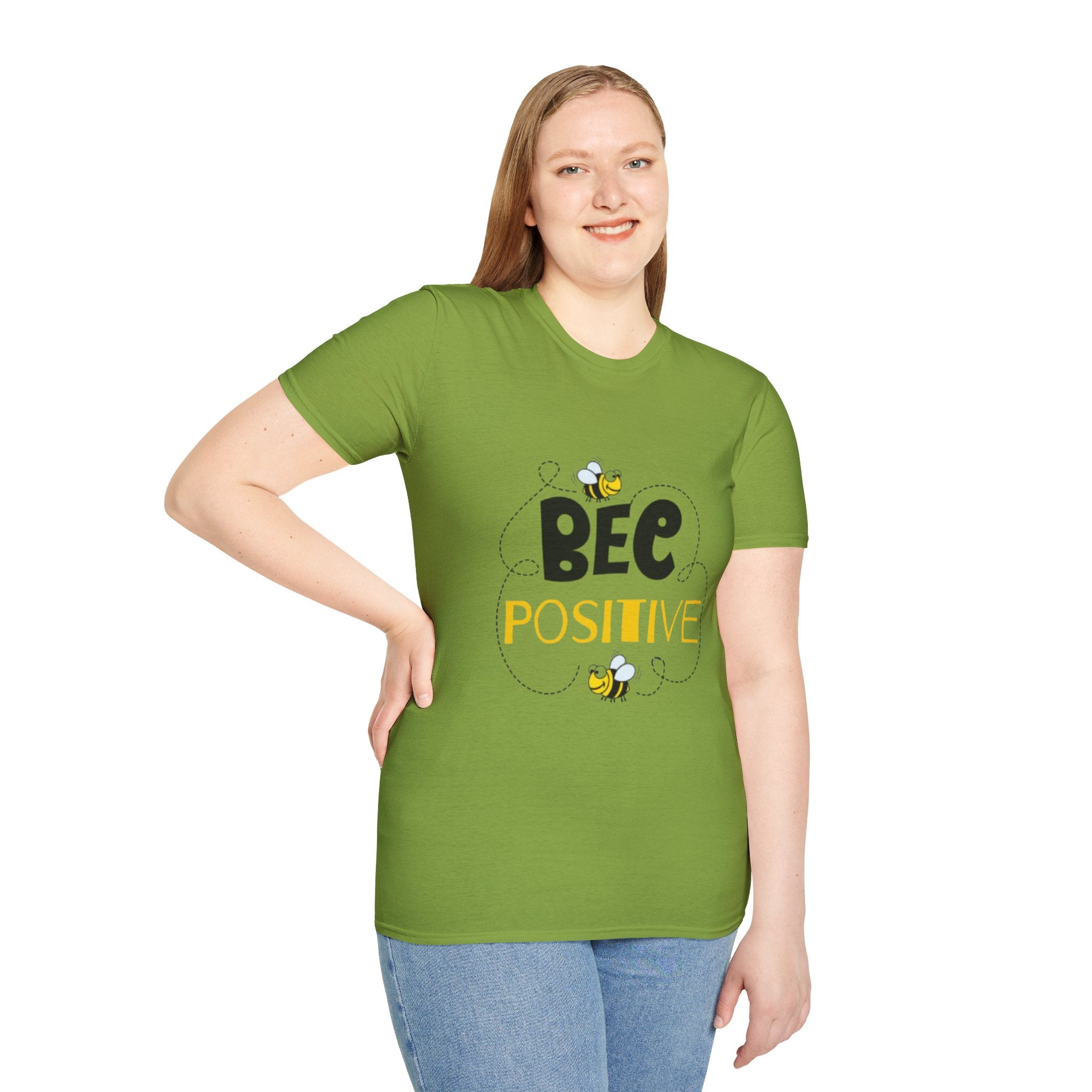 Bee Positive Unisex Softstyle T-Shirt