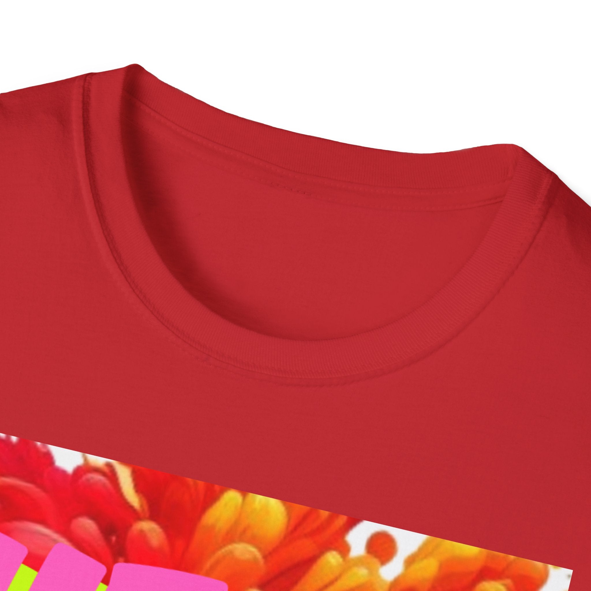 Hey I'm Gay! Heart Unisex Softstyle T-Shirt