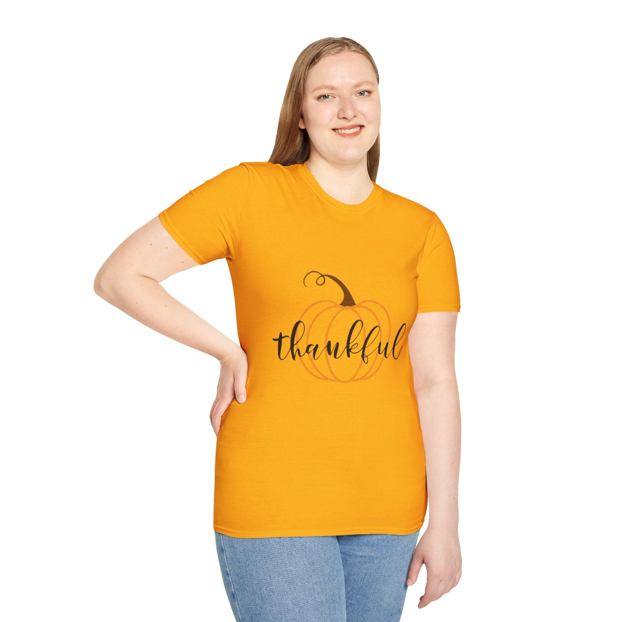 Thankful Pumpkin Unisex Softstyle T-Shirt