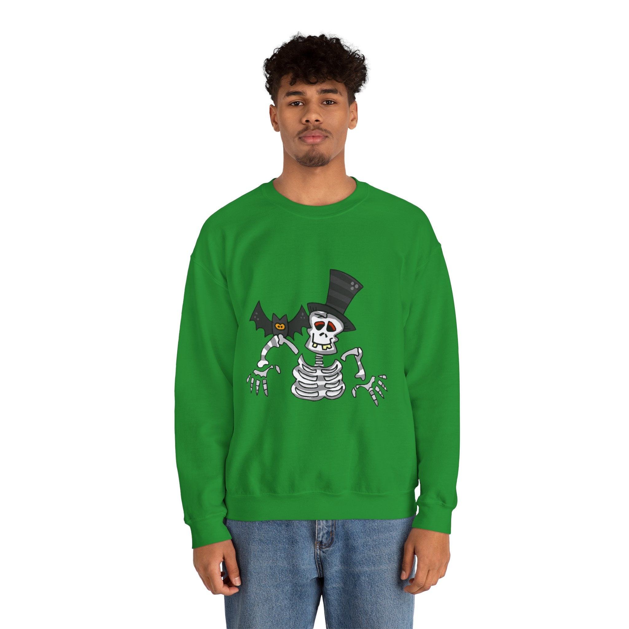 Halloween Skeleton Unisex Crewneck Sweatshirt