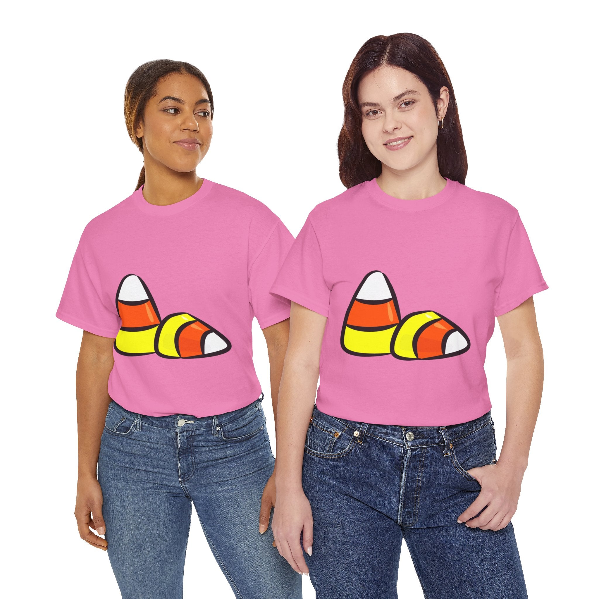 Halloween Candy Corn Unisex Heavy Cotton T-Shirt