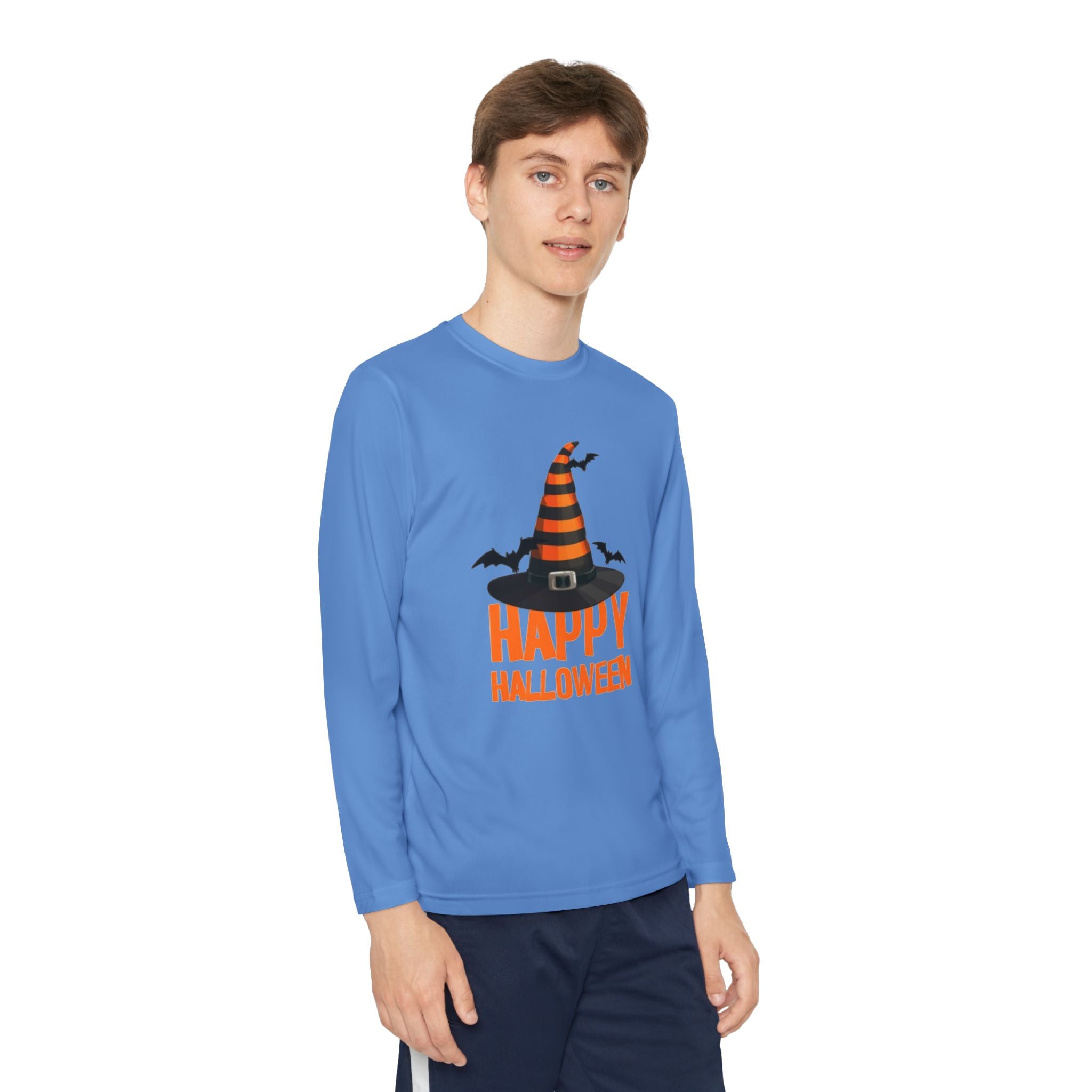 Happy Halloween Youth Long Sleeve Competitor T-Shirt