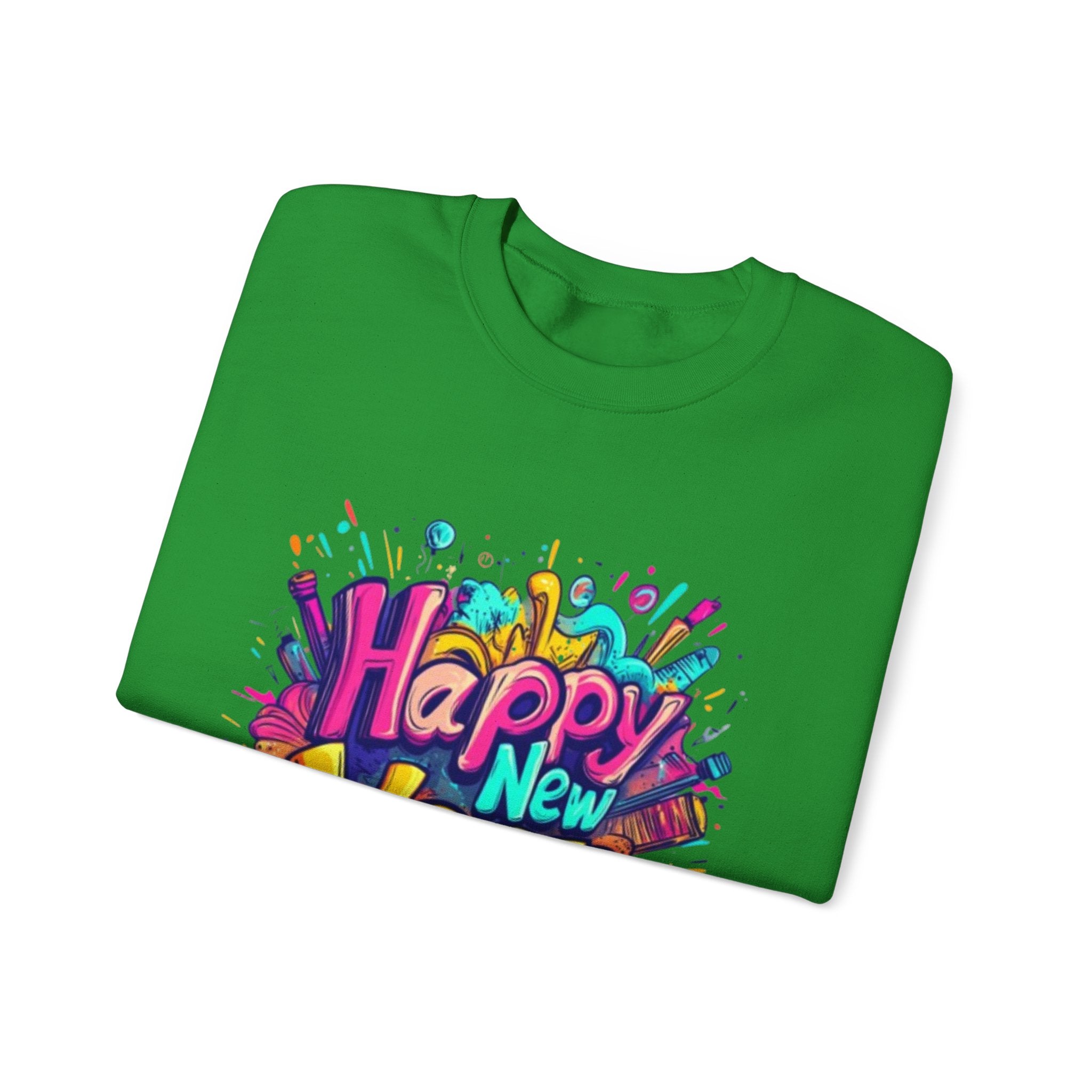 2026 Happy New Year DOUBLE SIDED Unisex Heavy Blend™ Crewneck Sweatshirt